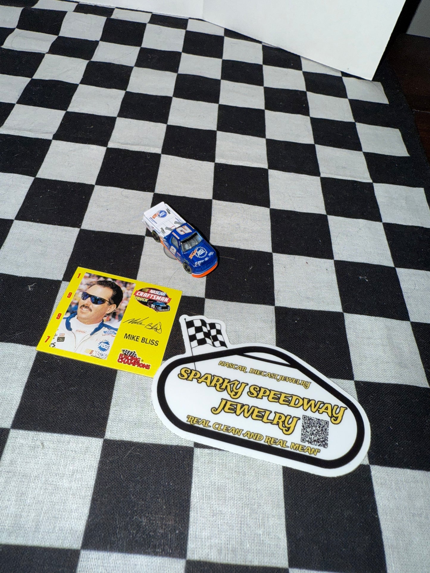 Nascar Croc Charm - Mike Bliss #2 Team ASE