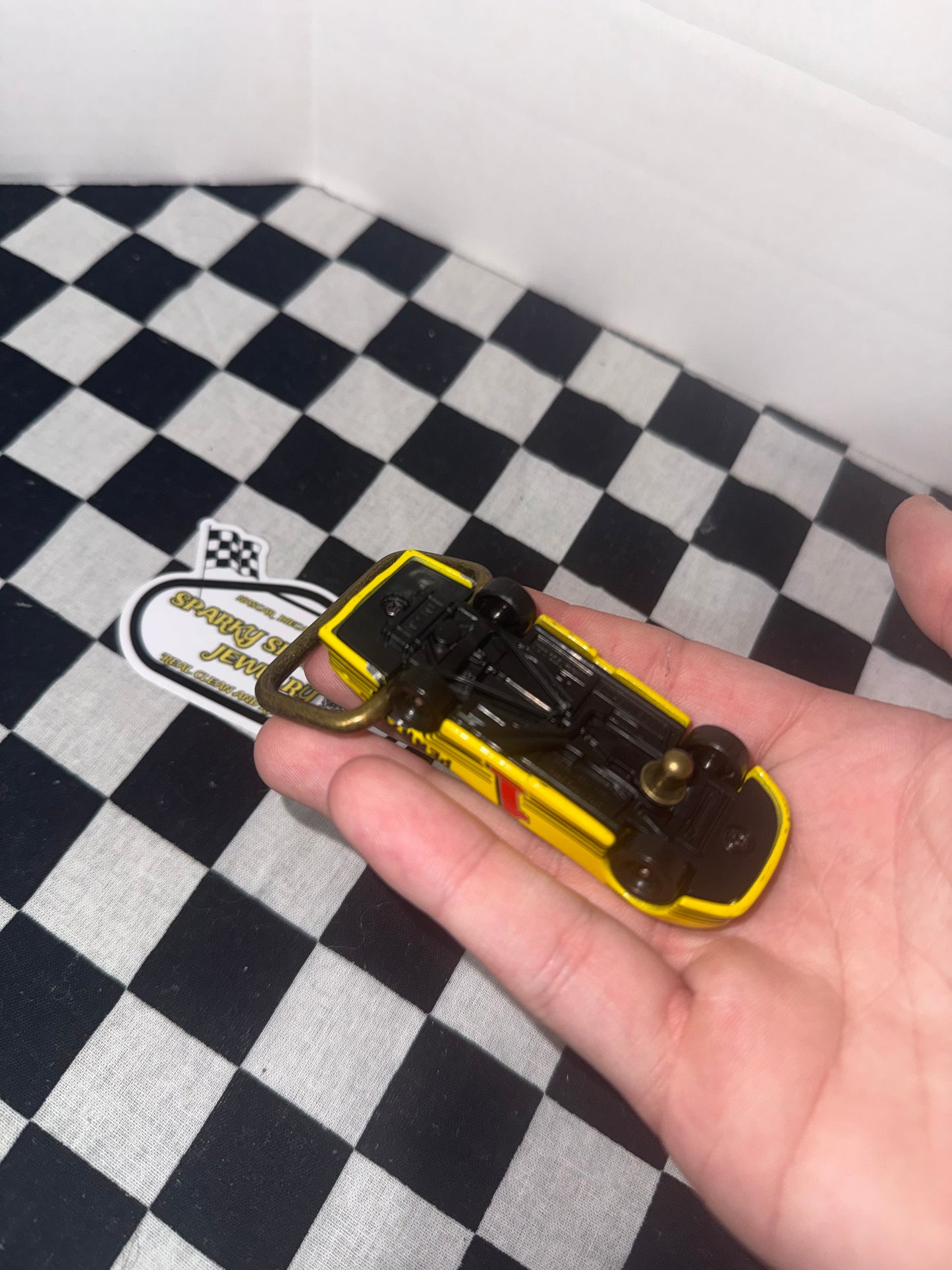 Nascar Diecast Belt Buckle - Steve Park #1 Pennzoil