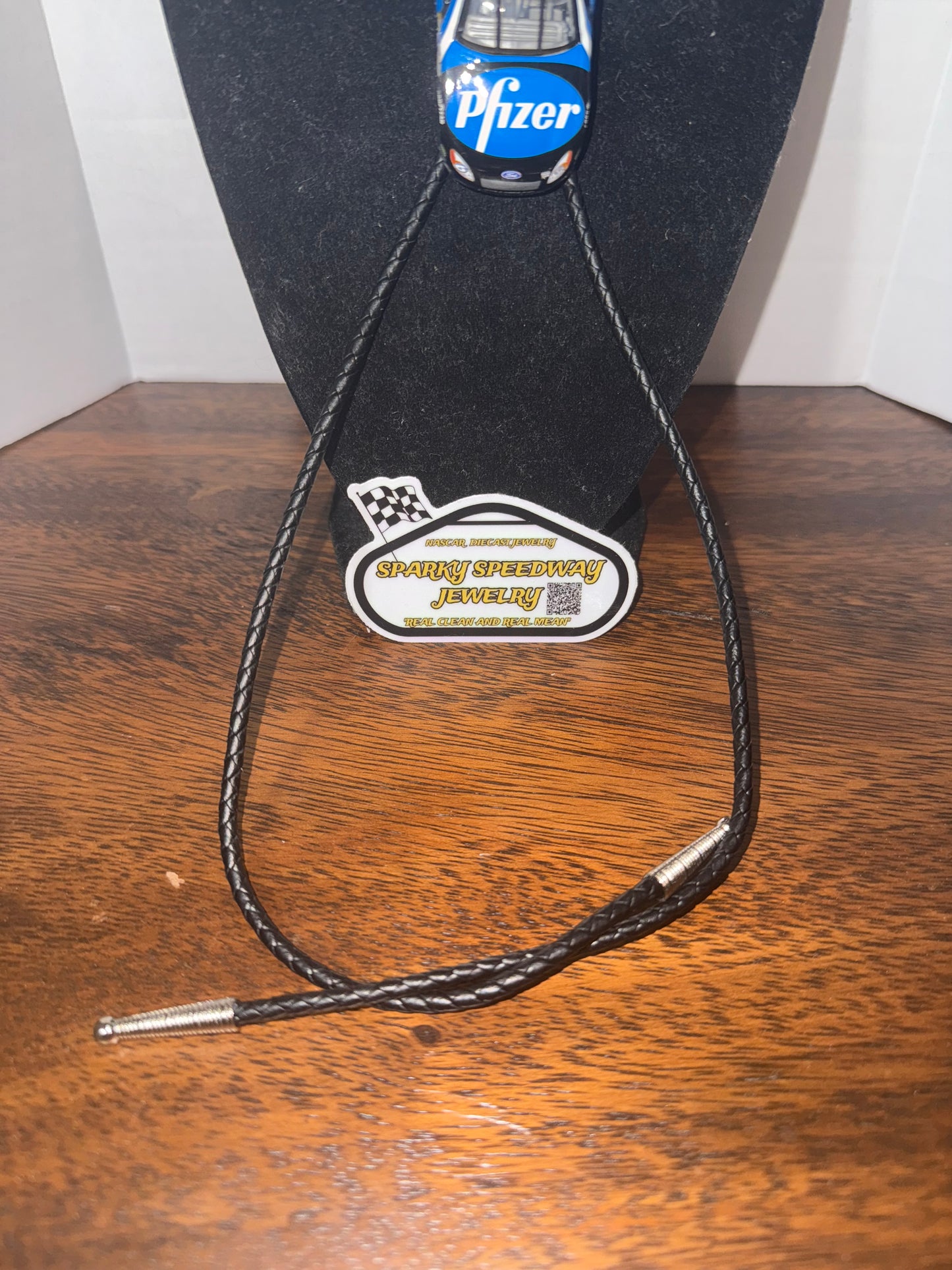 Nascar Bolo Tie - Mark Martin #6 Pfizer