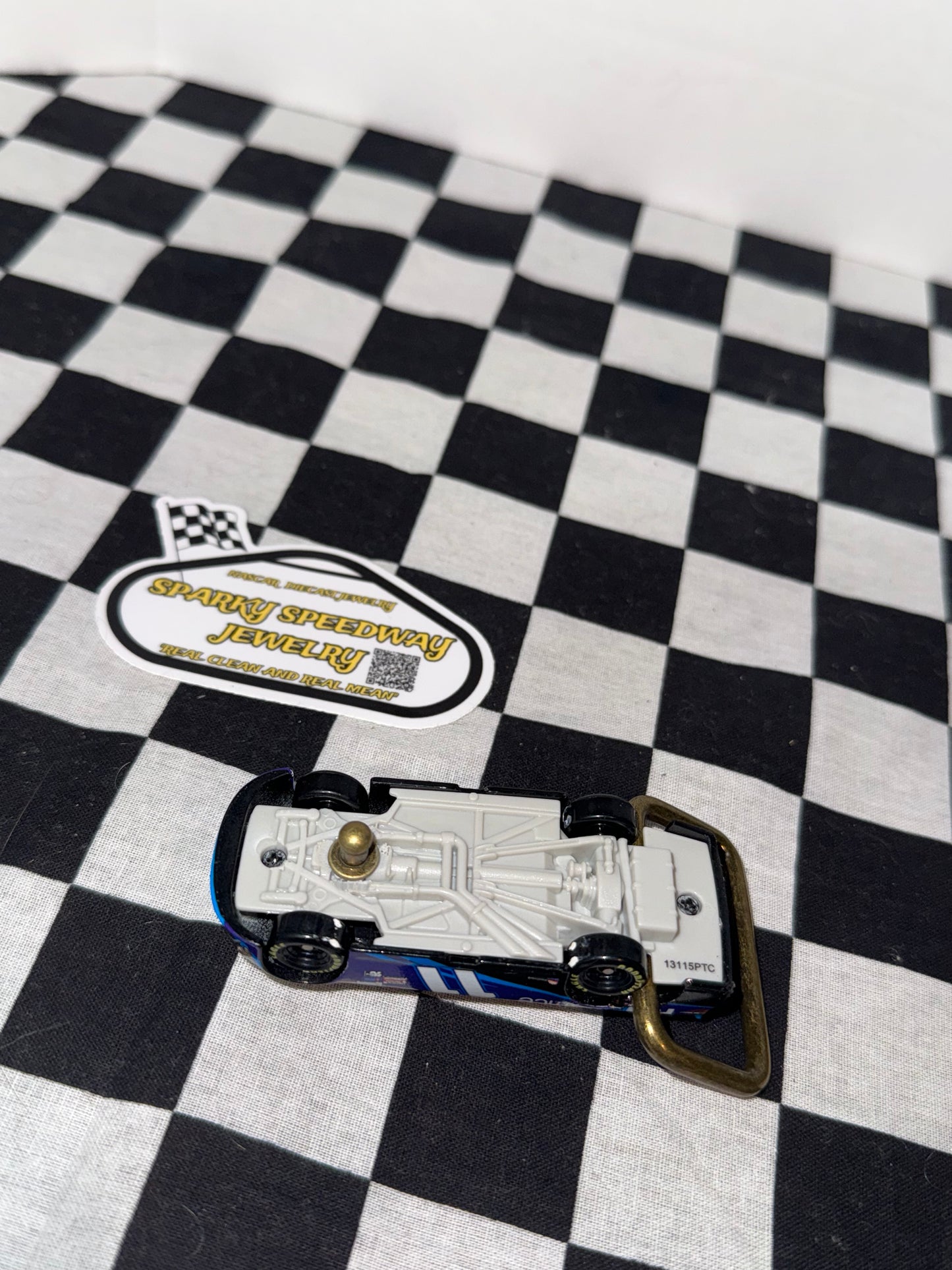 Nascar Belt Buckle - Denny Hamlin #11 FedEx Office