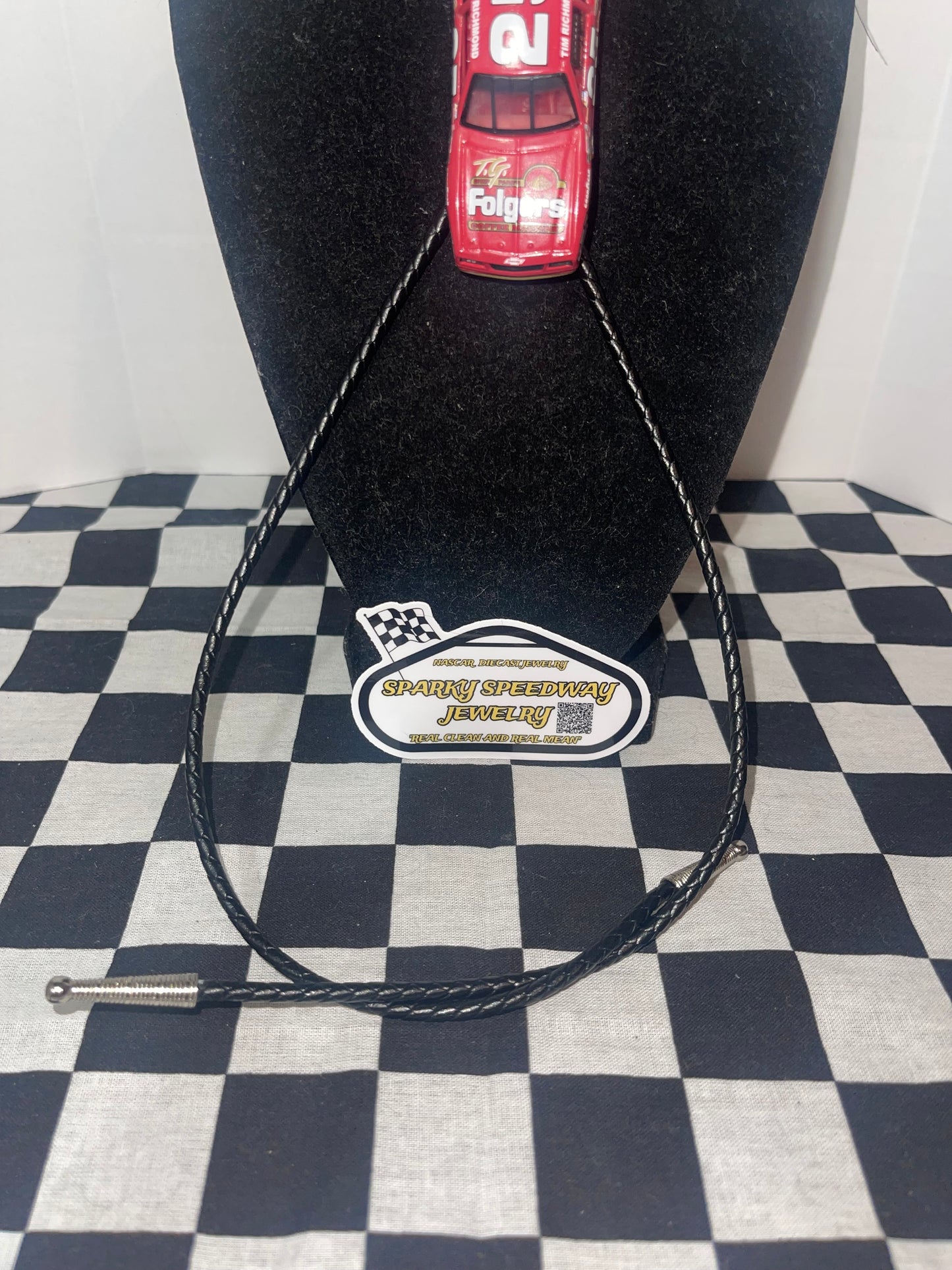 Nascar Bolo Tie - Tim Richmond #25 Folgers