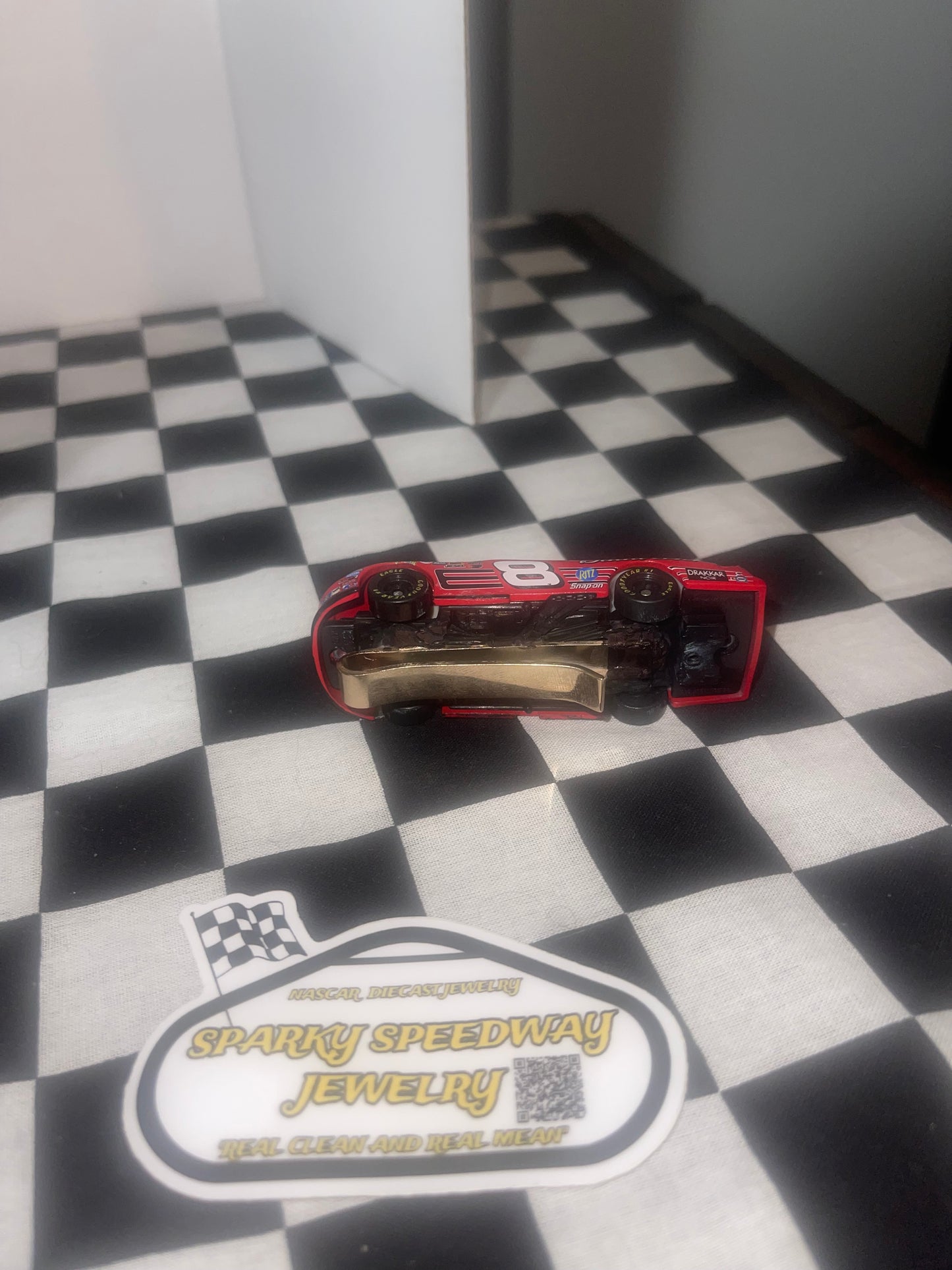 Nascar Tie Clip - Dale Earnhardt Jr. #8 Budweiser