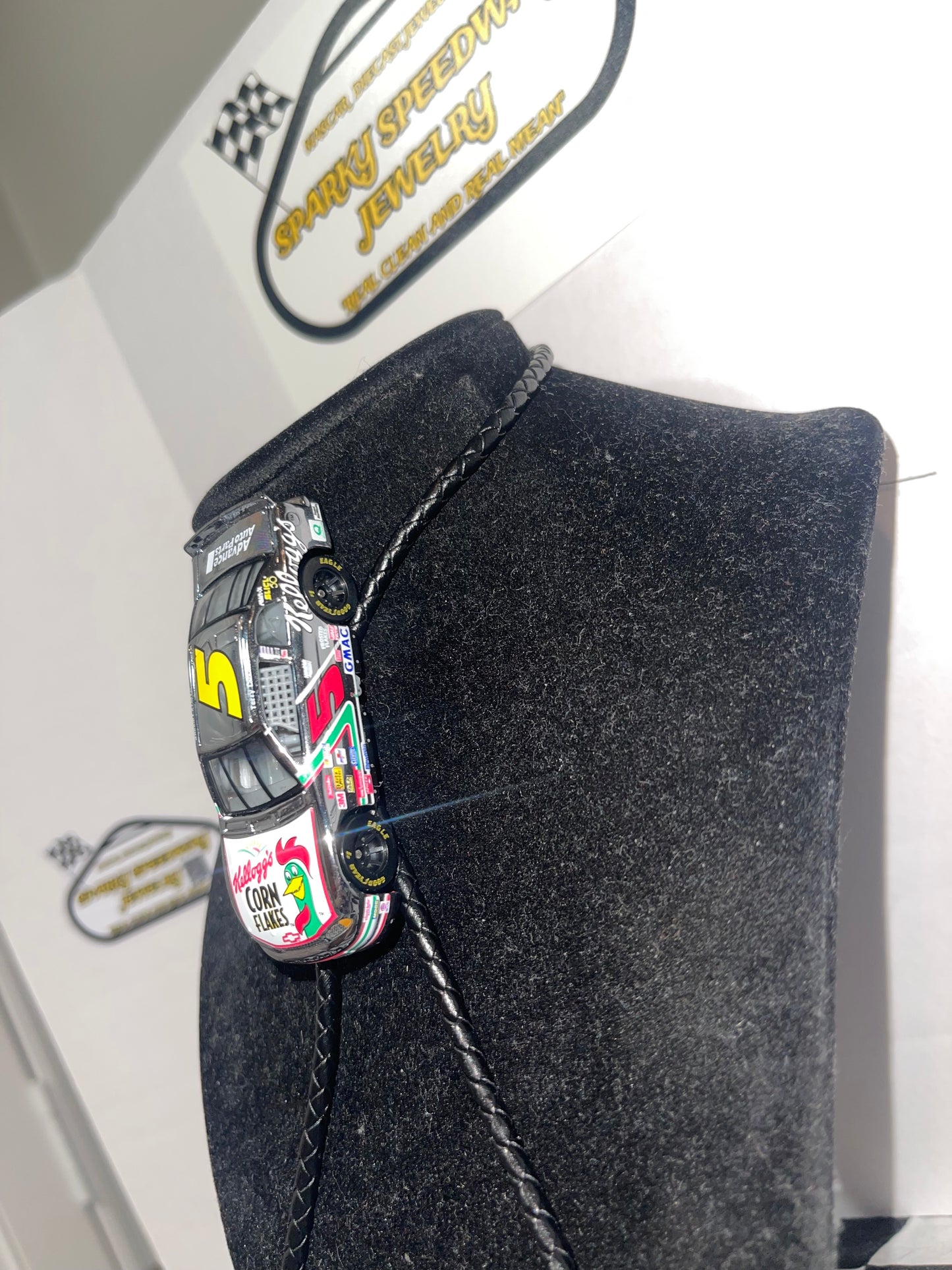 Nascar Bolo Tie - Terry Labonte #5 Kelloggs (Chrome)