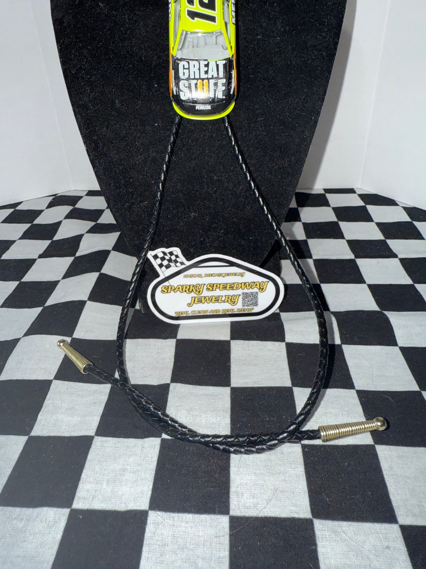 Nascar Bolo Tie - Ryan Blaney #12 Menards
