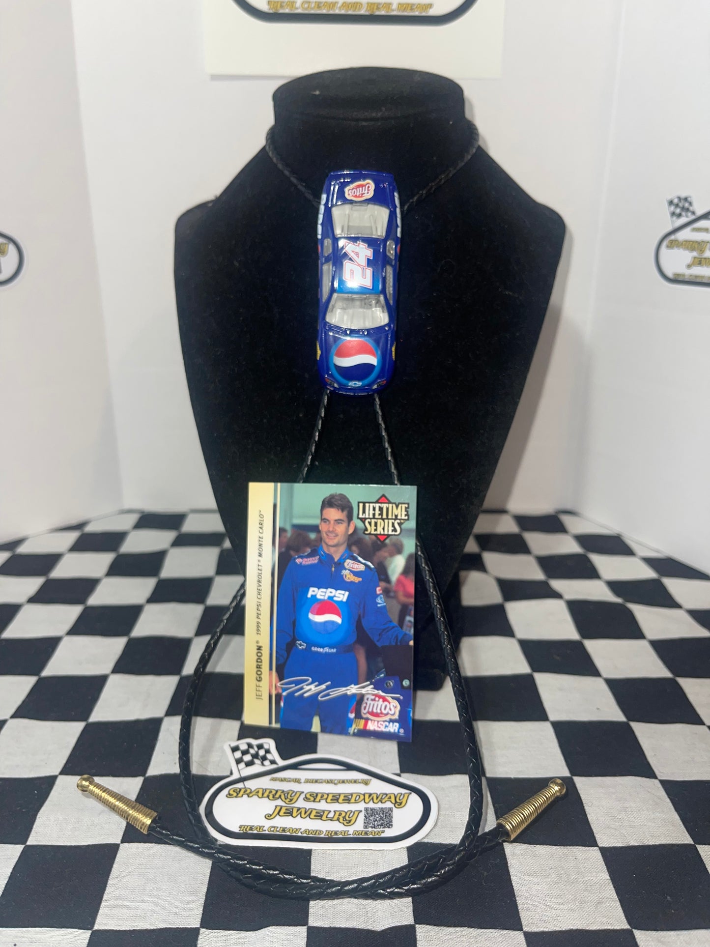 Nascar Bolo Tie - Jeff Gordon #24 Pepsi