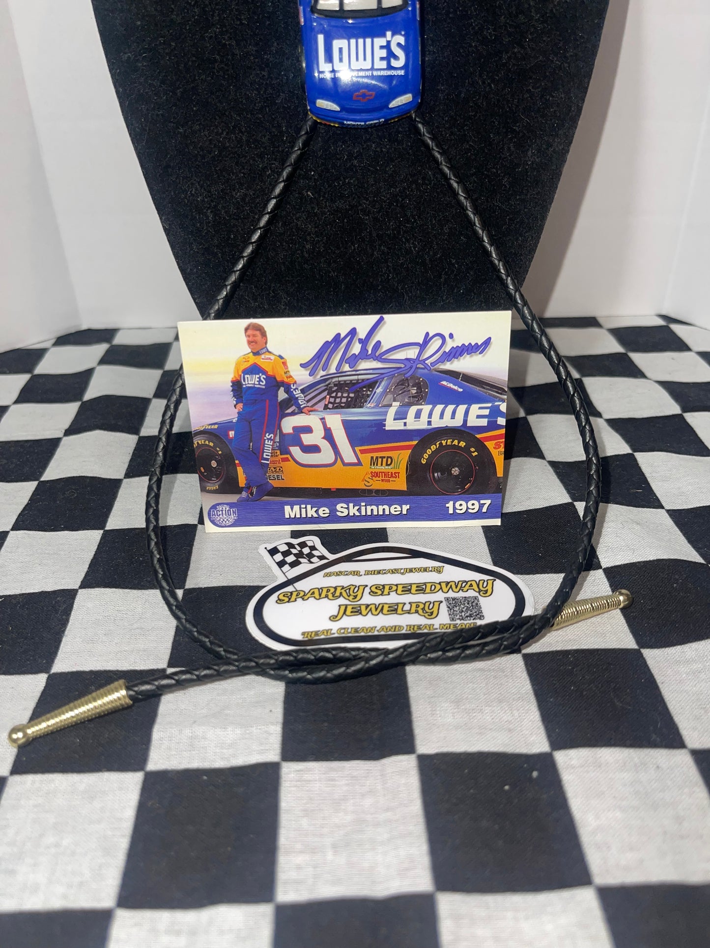 Nascar Bolo Tie - Mike Skinner #31 Lowe’s