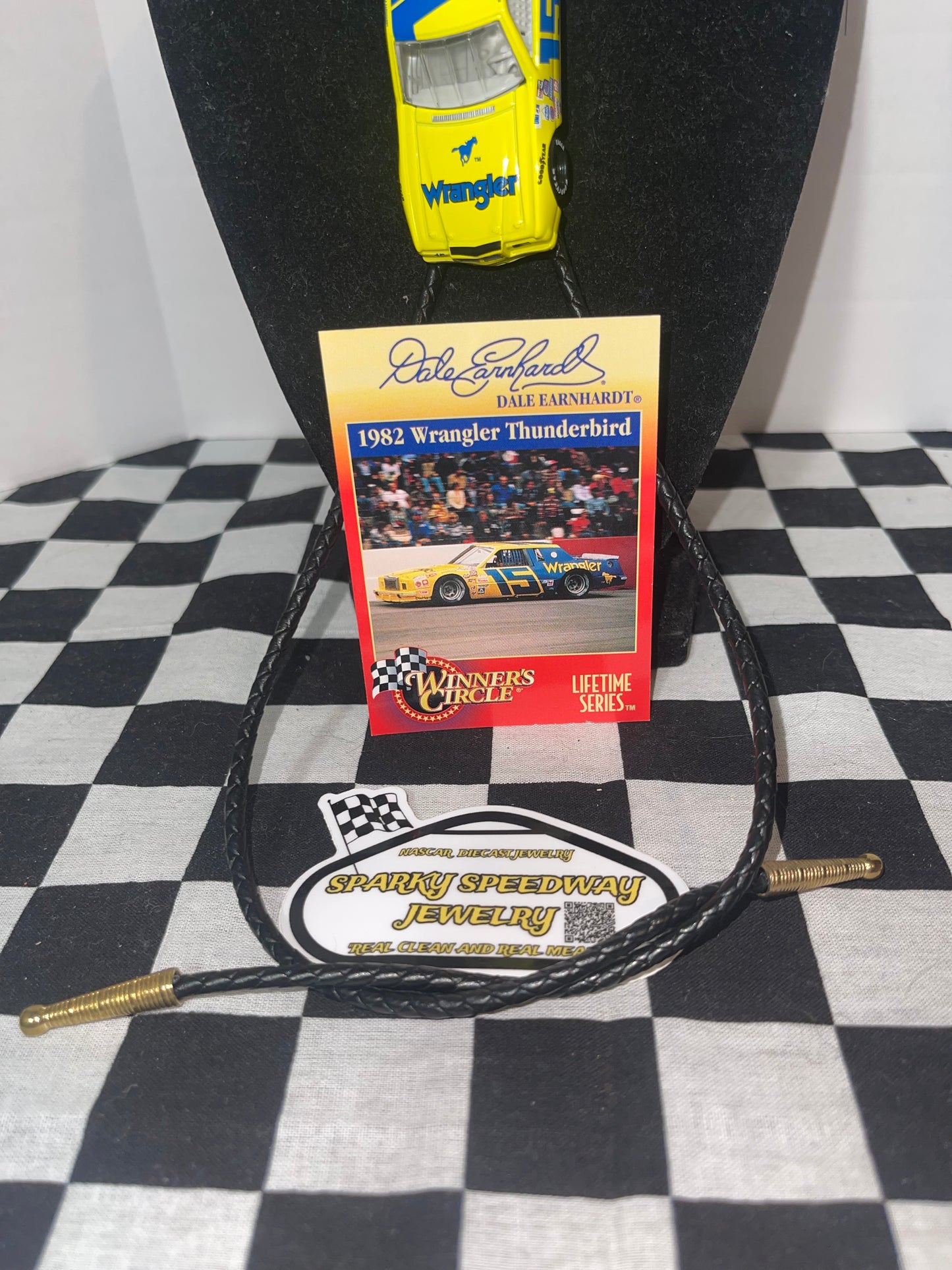 Nascar Bolo Tie - Dale Earnhardt #15 Wrangler