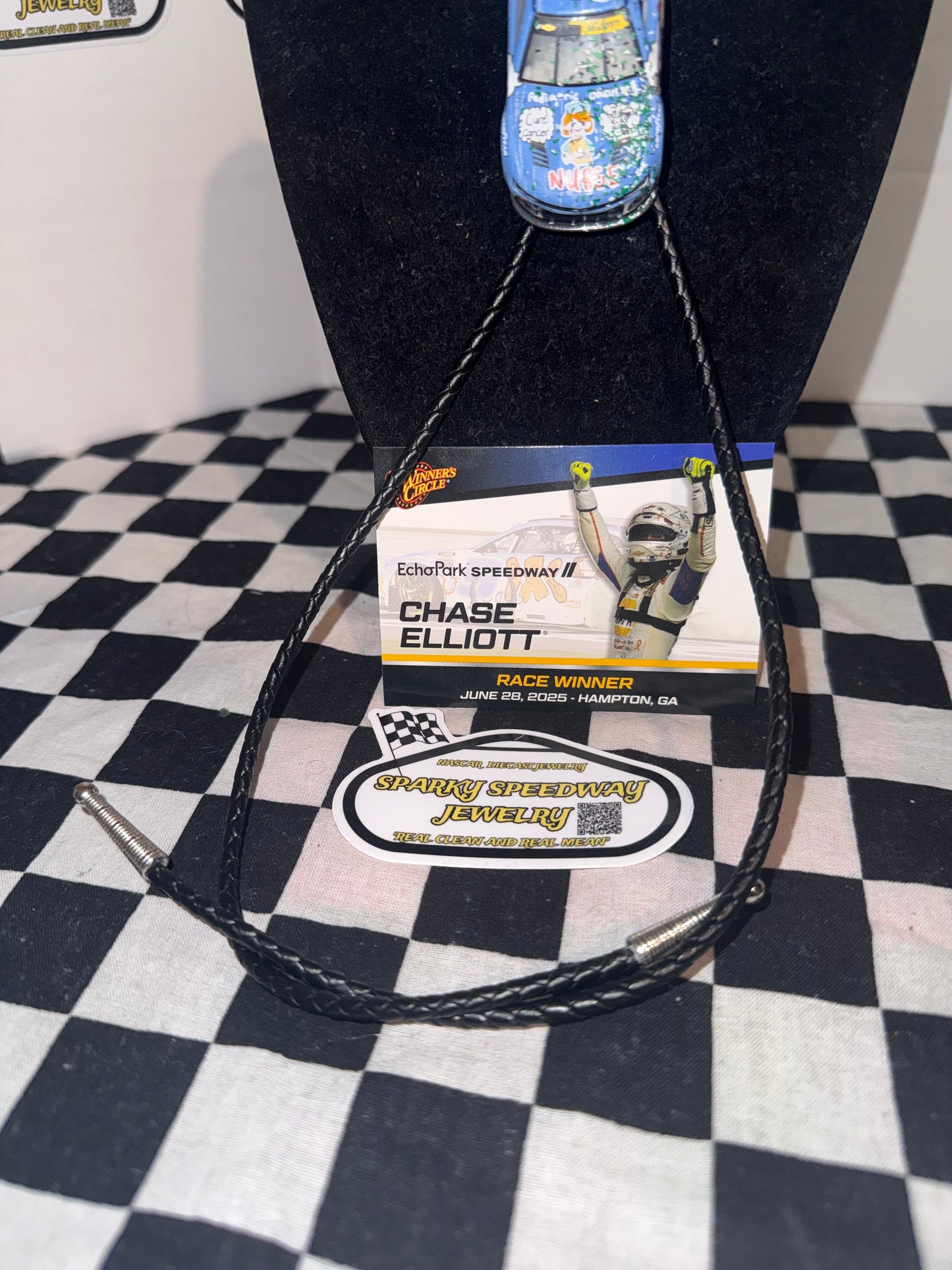 Nascar Bolo Tie -Chase Elliott #9 Napa (2025 Echo Park Win)