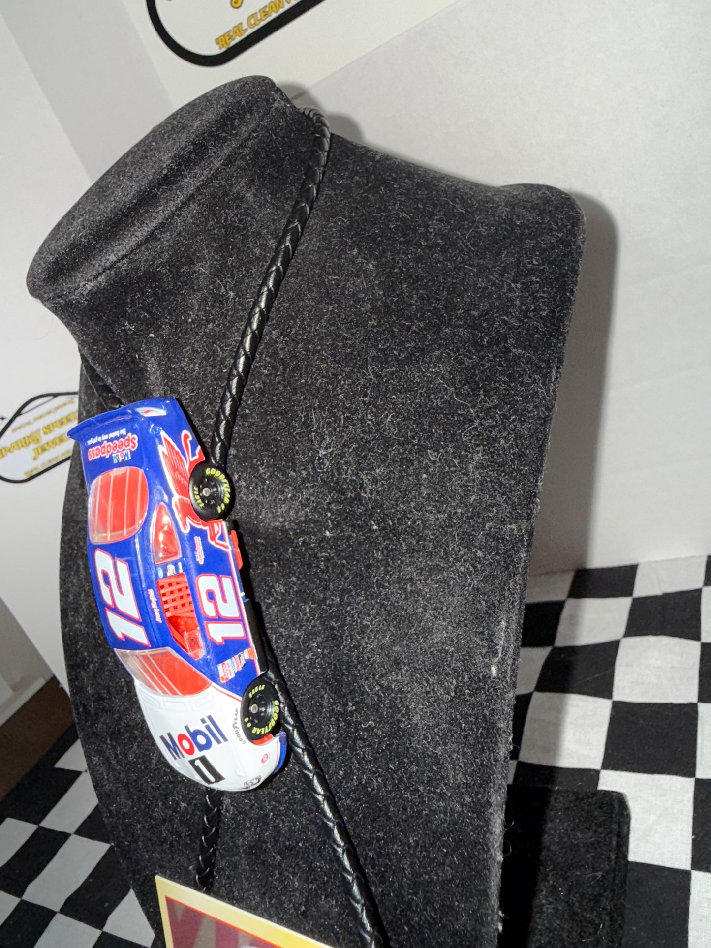 Nascar Bolo Tie - Jeremy Mayfield #12 Mobil 1