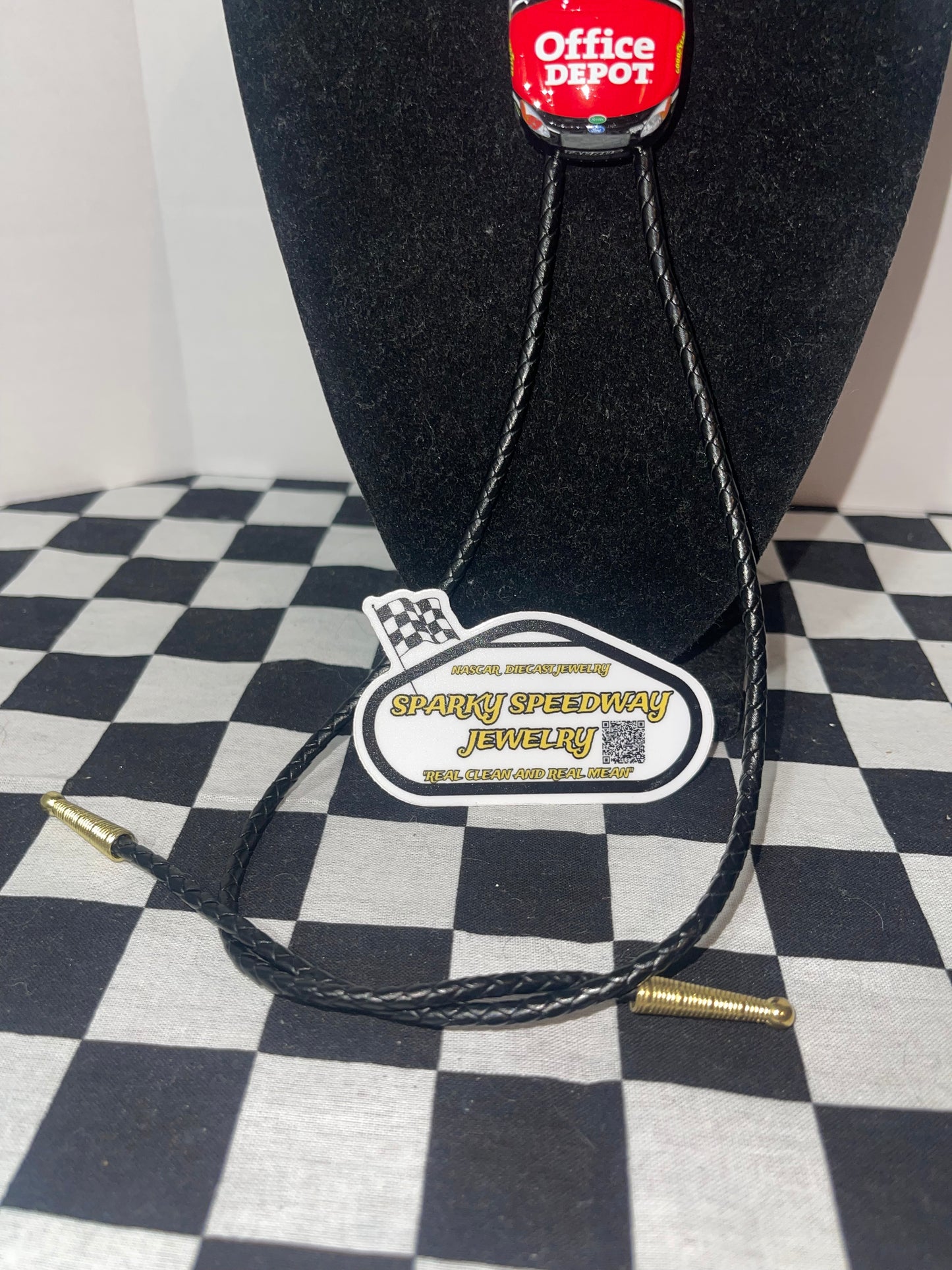 Nascar Bolo Tie - Carl Edwards #99 Office Depot