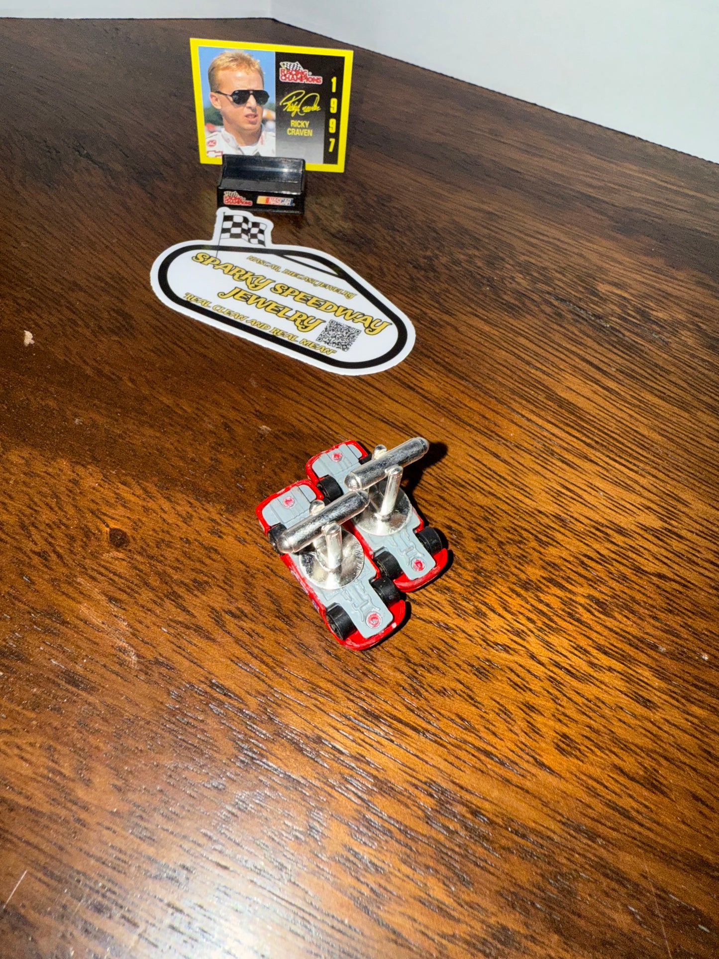 Nascar Cufflinks - Ricky Craven #25 Hendrick Motorsports