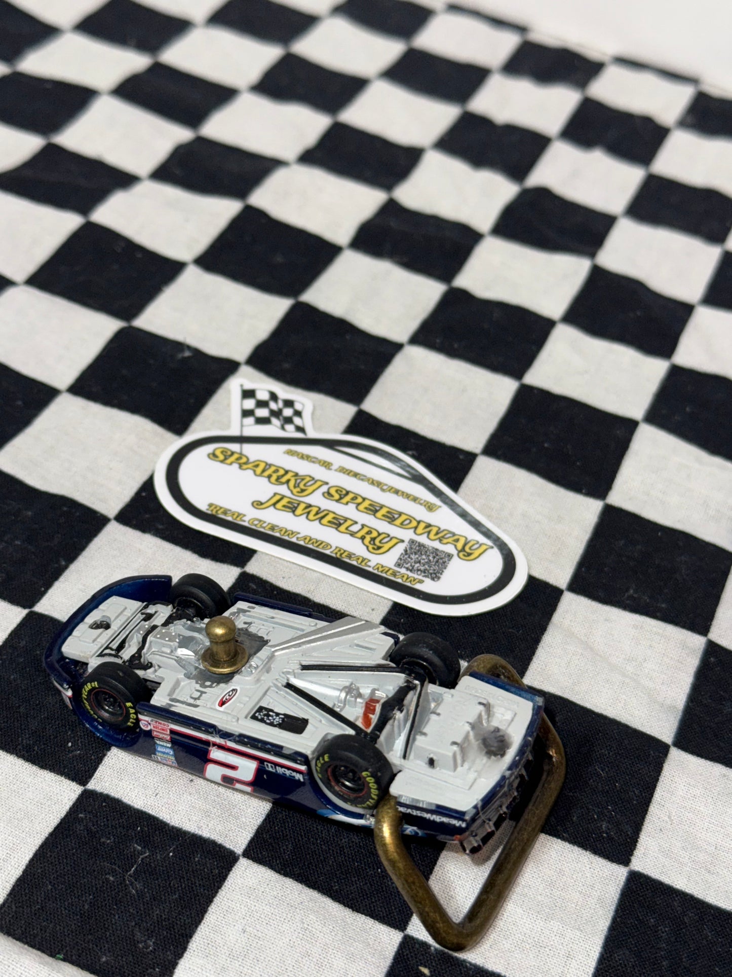 Nascar Belt Buckle - Rusty Wallace #2 Miller Light