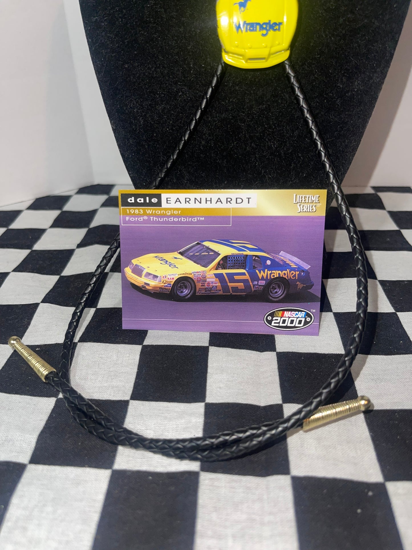 Nascar Bolo Tie - Dale Earnhardt #15 Wrangler