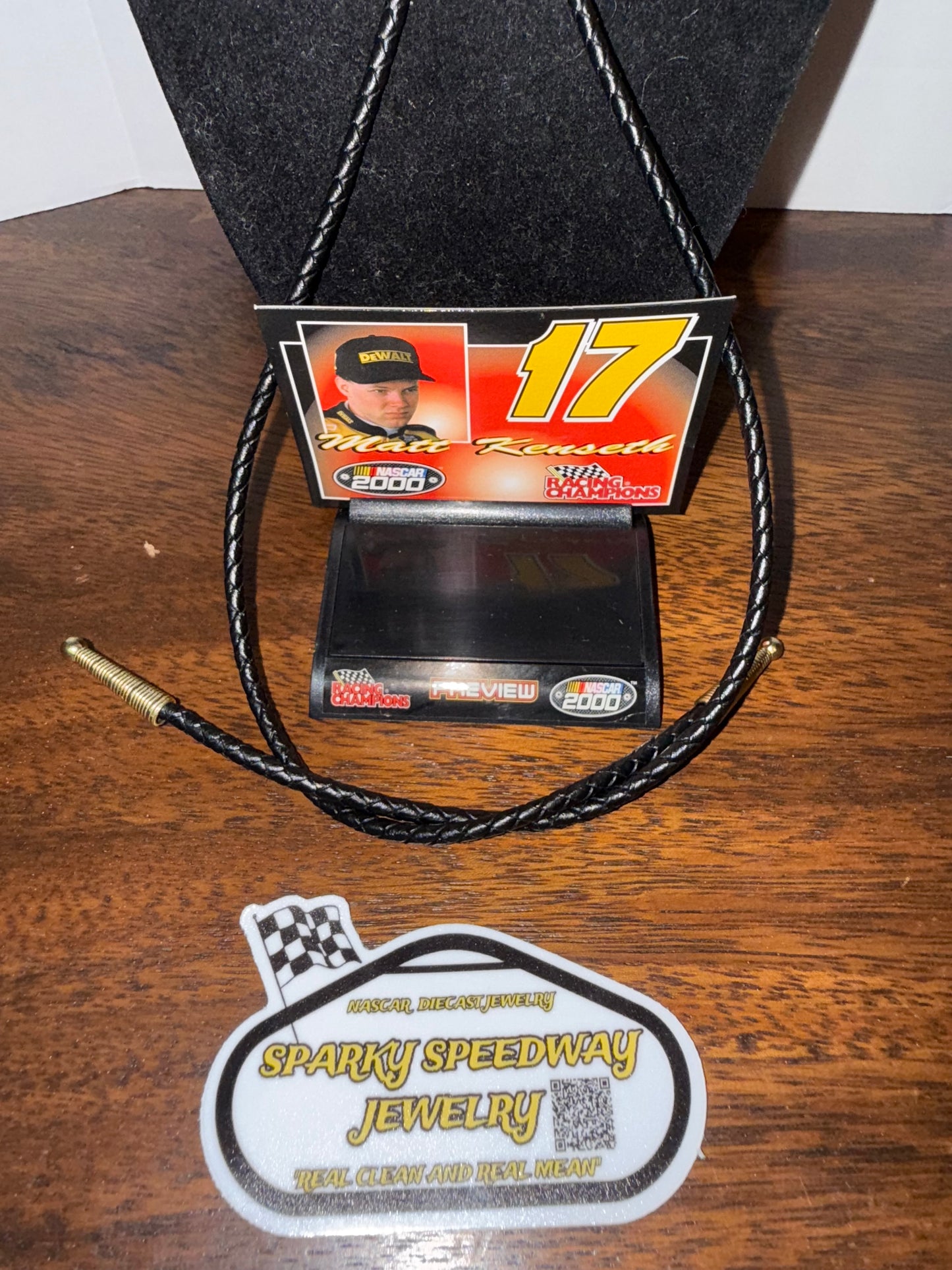 Nascar Bolo Tie - Matt Kenseth #17 Dewalt