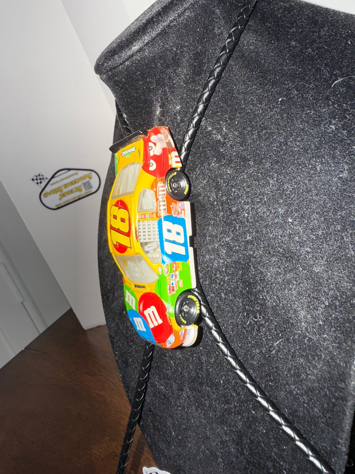 Nascar Bolo Tie - Kyle Busch #18 M&M’s