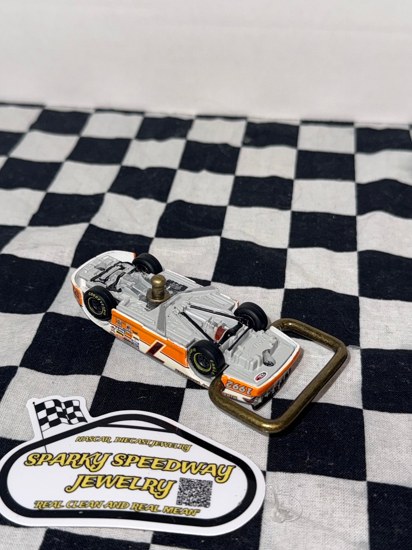 Nascar Belt Buckle - Alan Kulwicki #7
