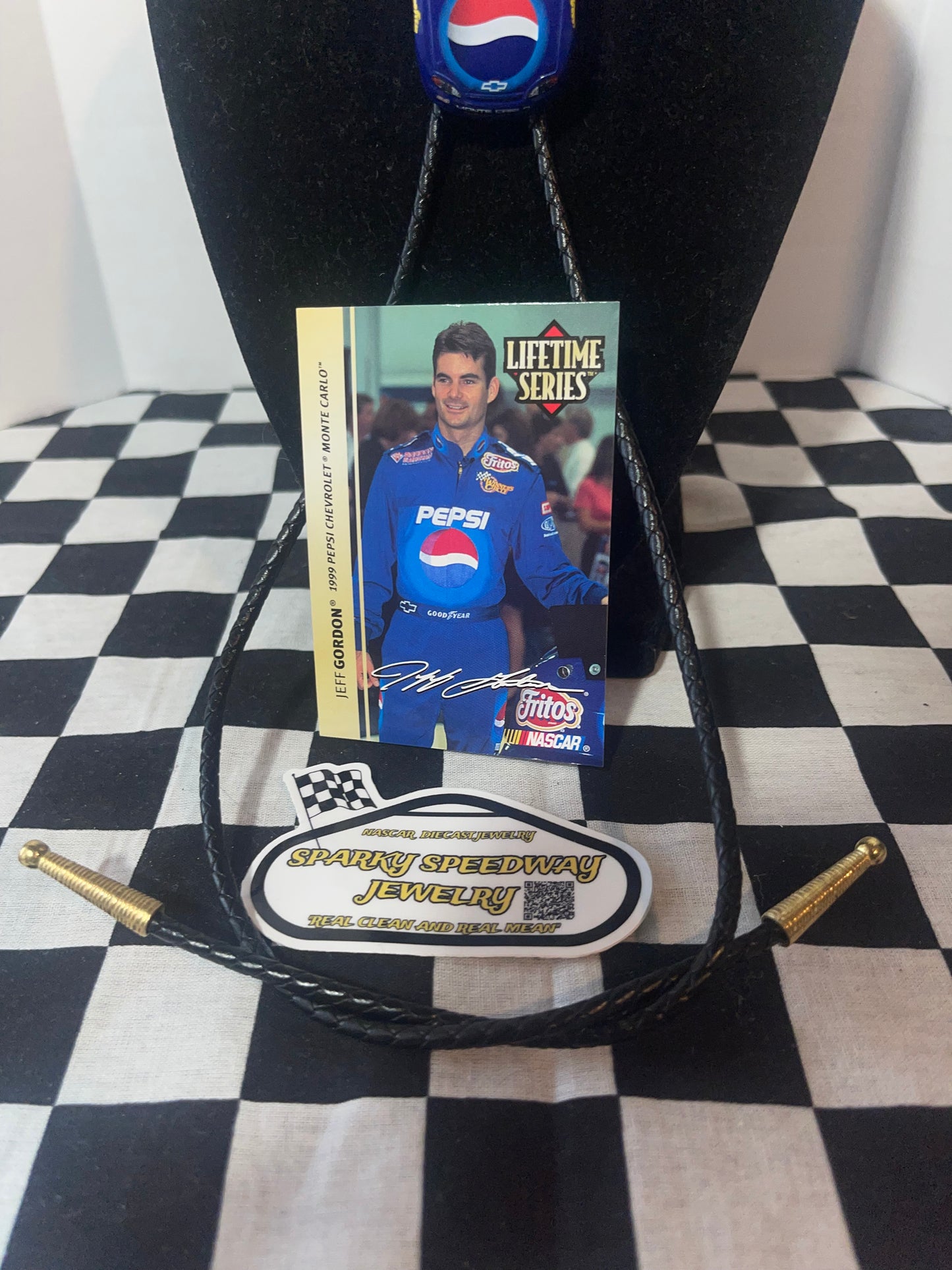 Nascar Bolo Tie - Jeff Gordon #24 Pepsi