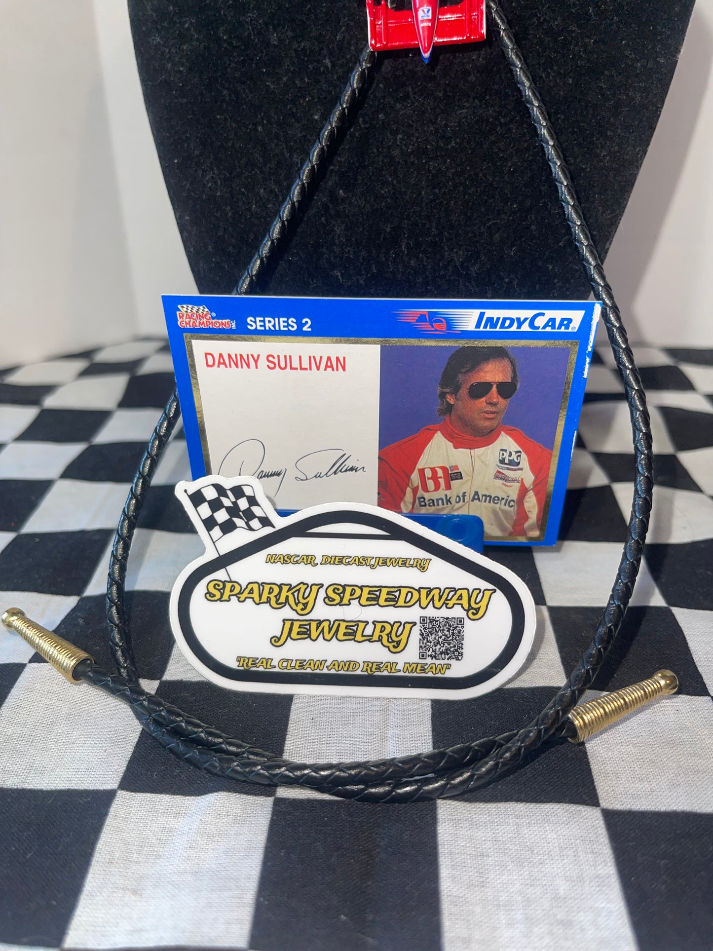 Indy Car Bolo Tie - Danny Sullivan #17 Visa