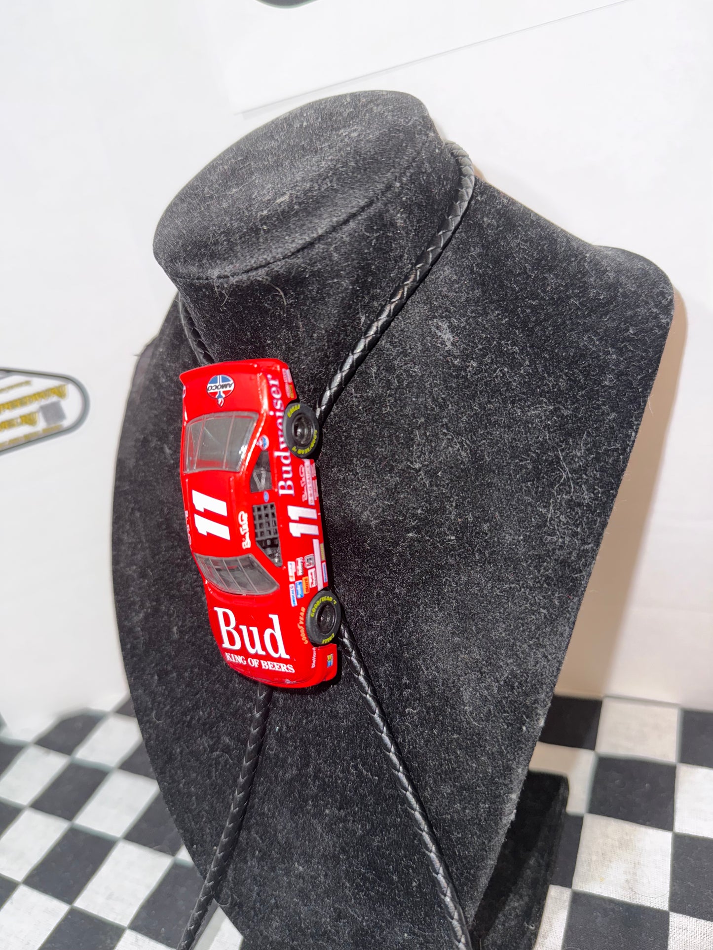 Nascar Bolo Tie - Bill Elliot #11 Budweiser