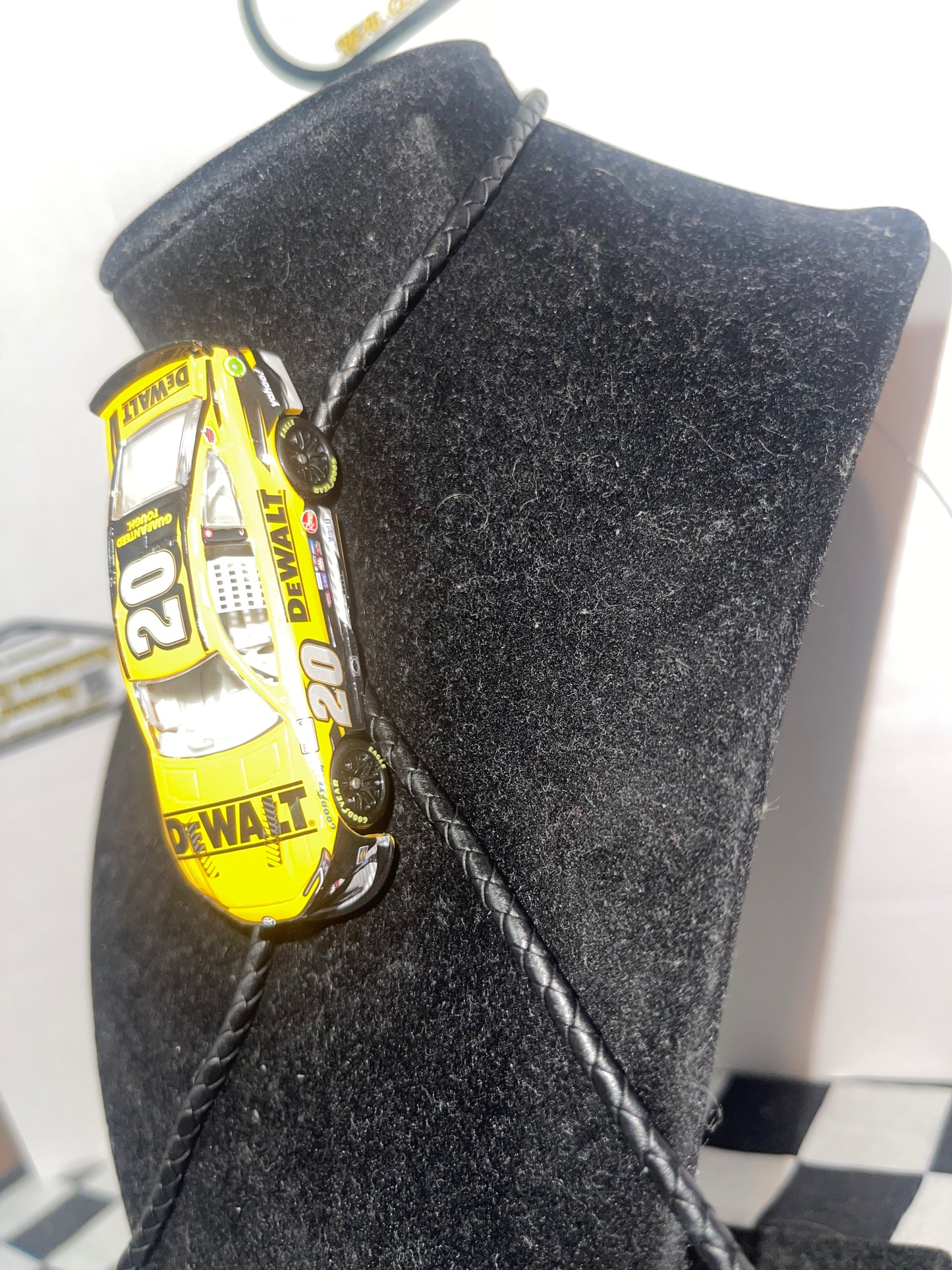 Nascar Bolo Tie - Christopher Bell #20 Dewalt