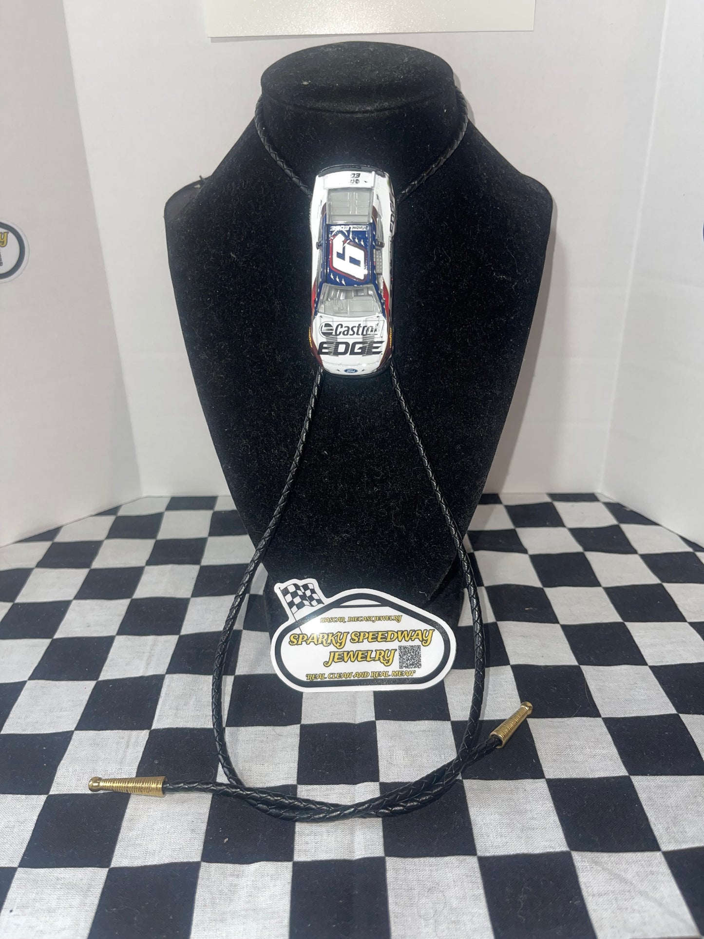 Nascar Bolo Tie - Brad Keselowski #6 Castrol EDGE