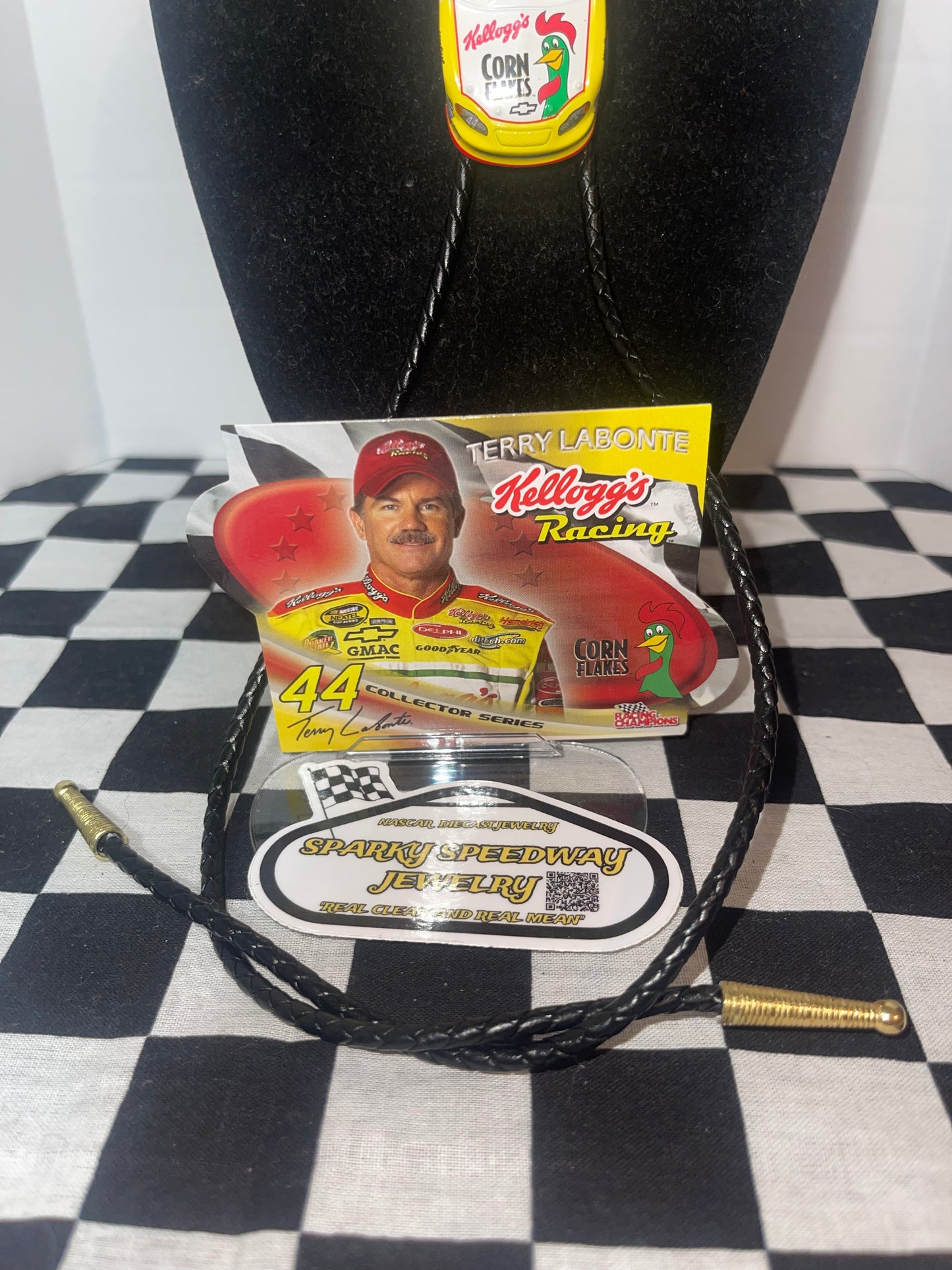 Nascar Bolo Tie - Terry Labonte #44 Kellogg’s