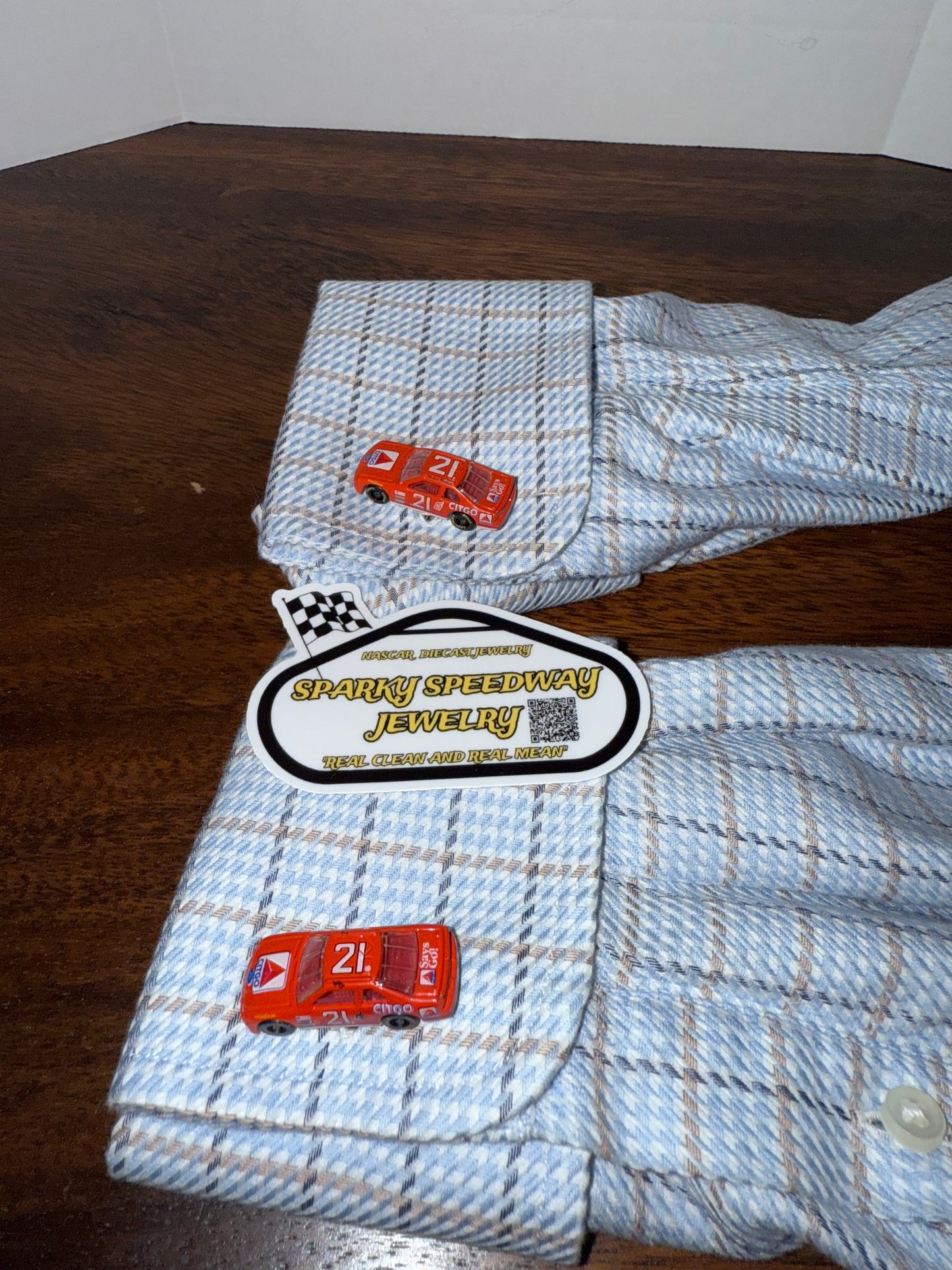 Nascar Cufflinks - Michael Waltrip #21 Citgo (1:144)