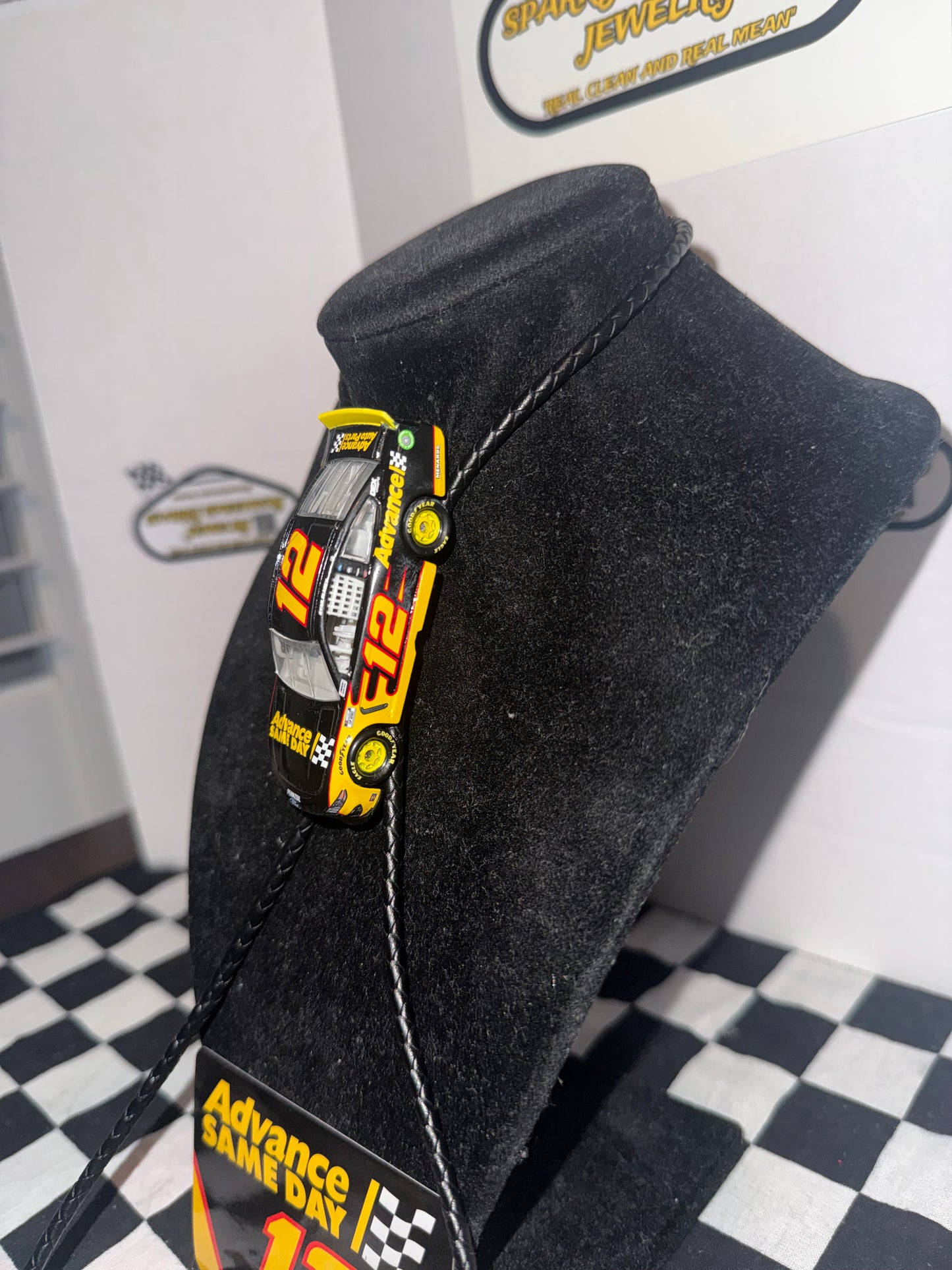 Nascar Bolo Tie - Ryan Blaney #12 Advance Auto Parts
