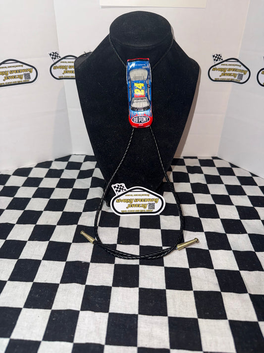 Nascar Bolo Tie - Jeff Gordon #24 Dupont (Flames)