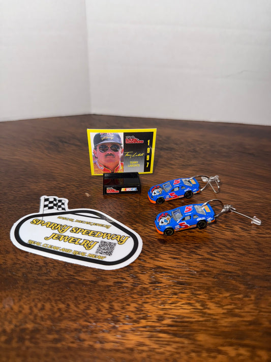 Nascar Earrings - Terry Labonte #5 Frosted Flakes