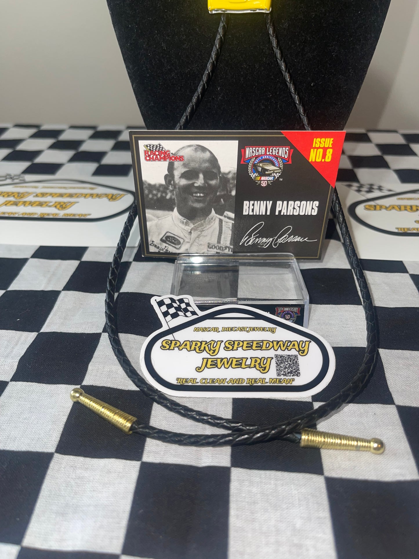 Nascar Bolo Tie - Benny Parsons #72