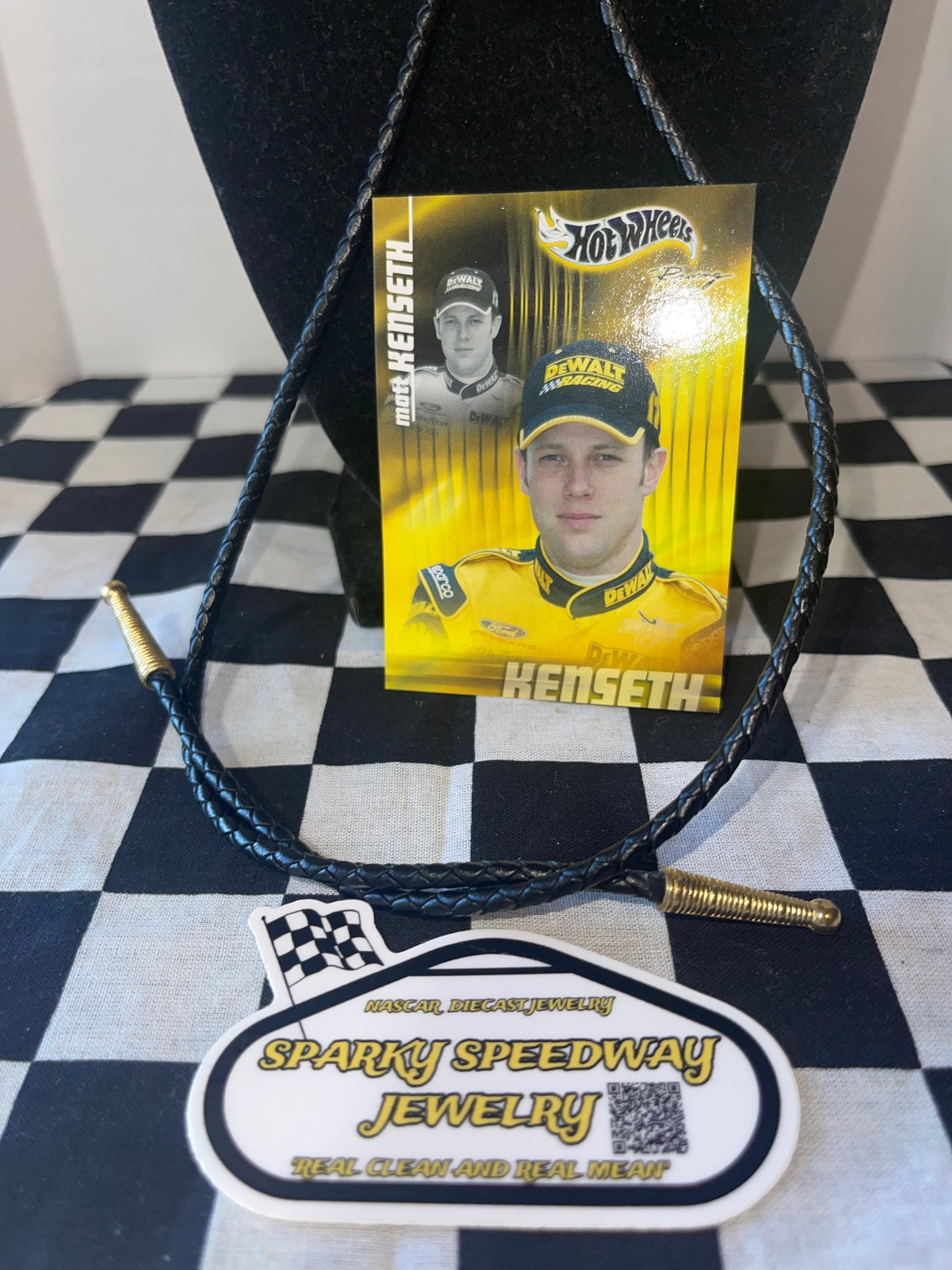 Nascar Bolo Tie - Matt Kenseth #17 Dewalt