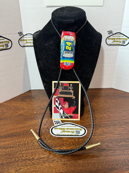 Nascar Bolo Tie - Jeff Gordon #24 Dupont (1998 Champ)