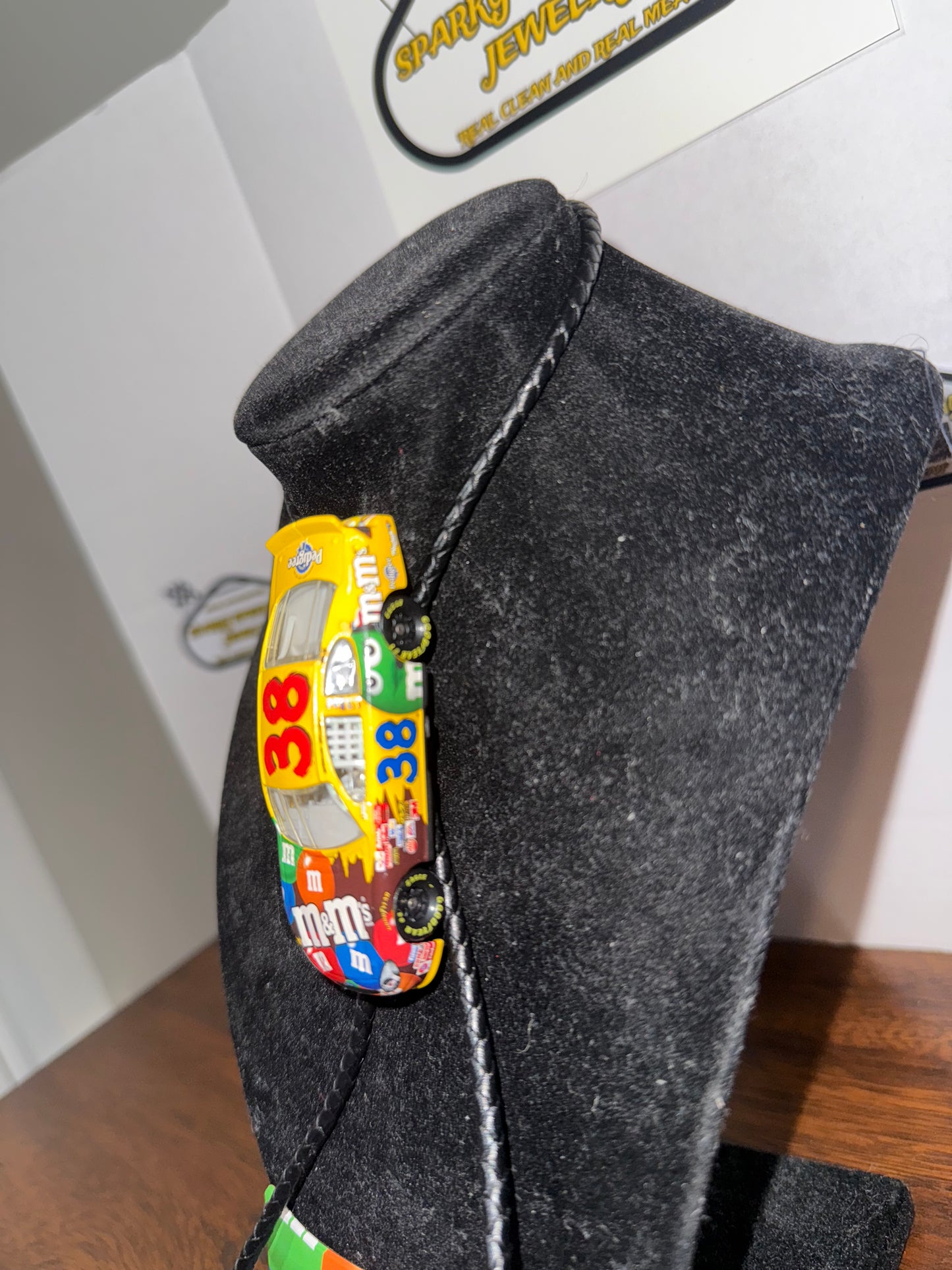 Nascar Bolo Tie - Elliott Sadler #38 M&M’S