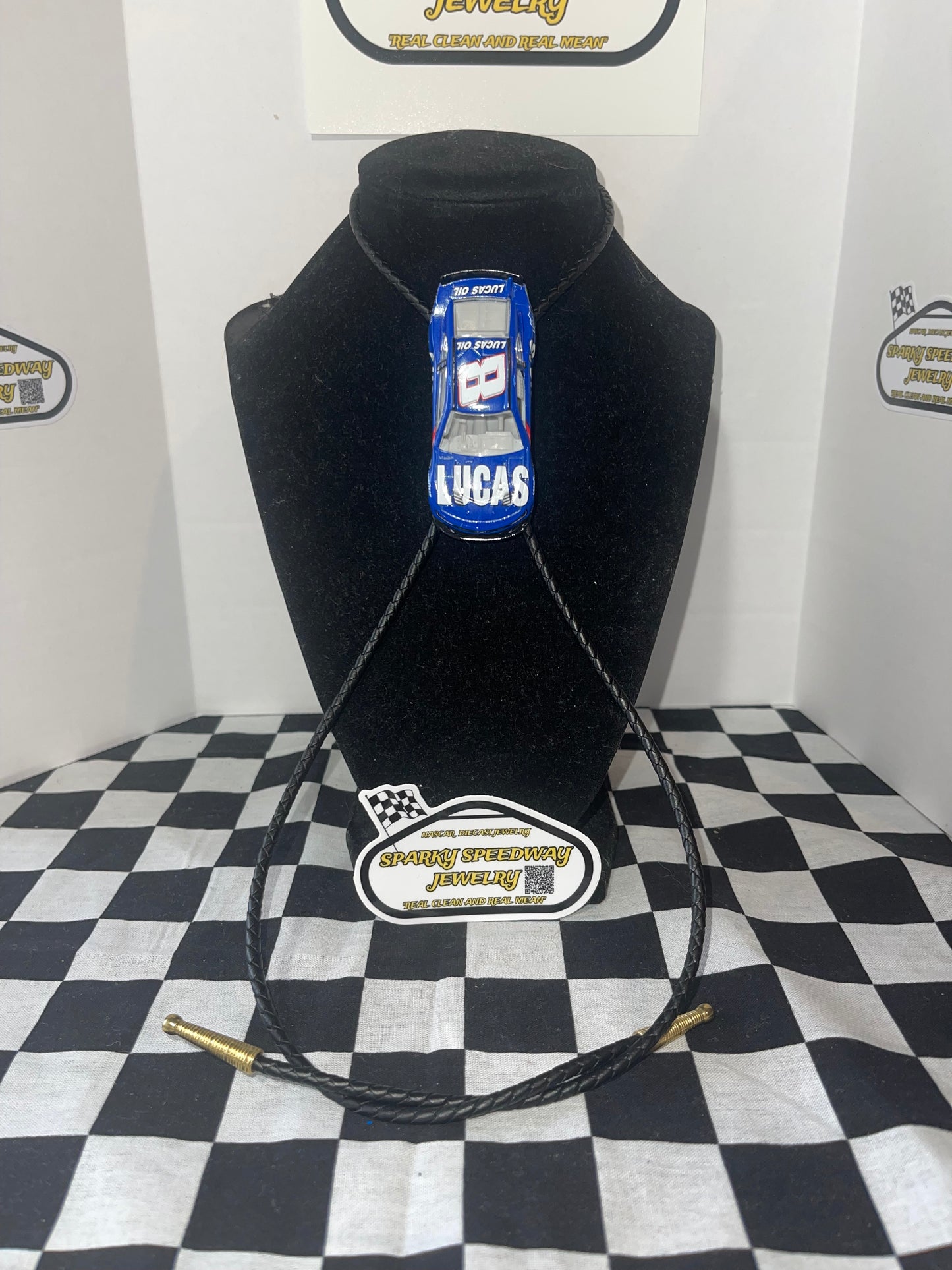 Nascar Bolo Tie - Kyle Busch #8 Lucas Oil