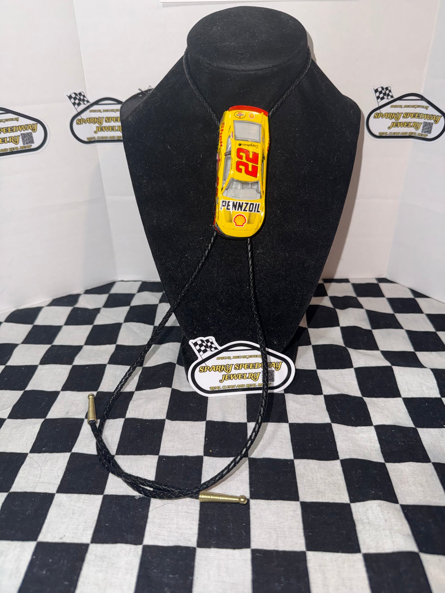 Nascar Bolo Tie - Joey Logano #22 Shell/Pennzoil