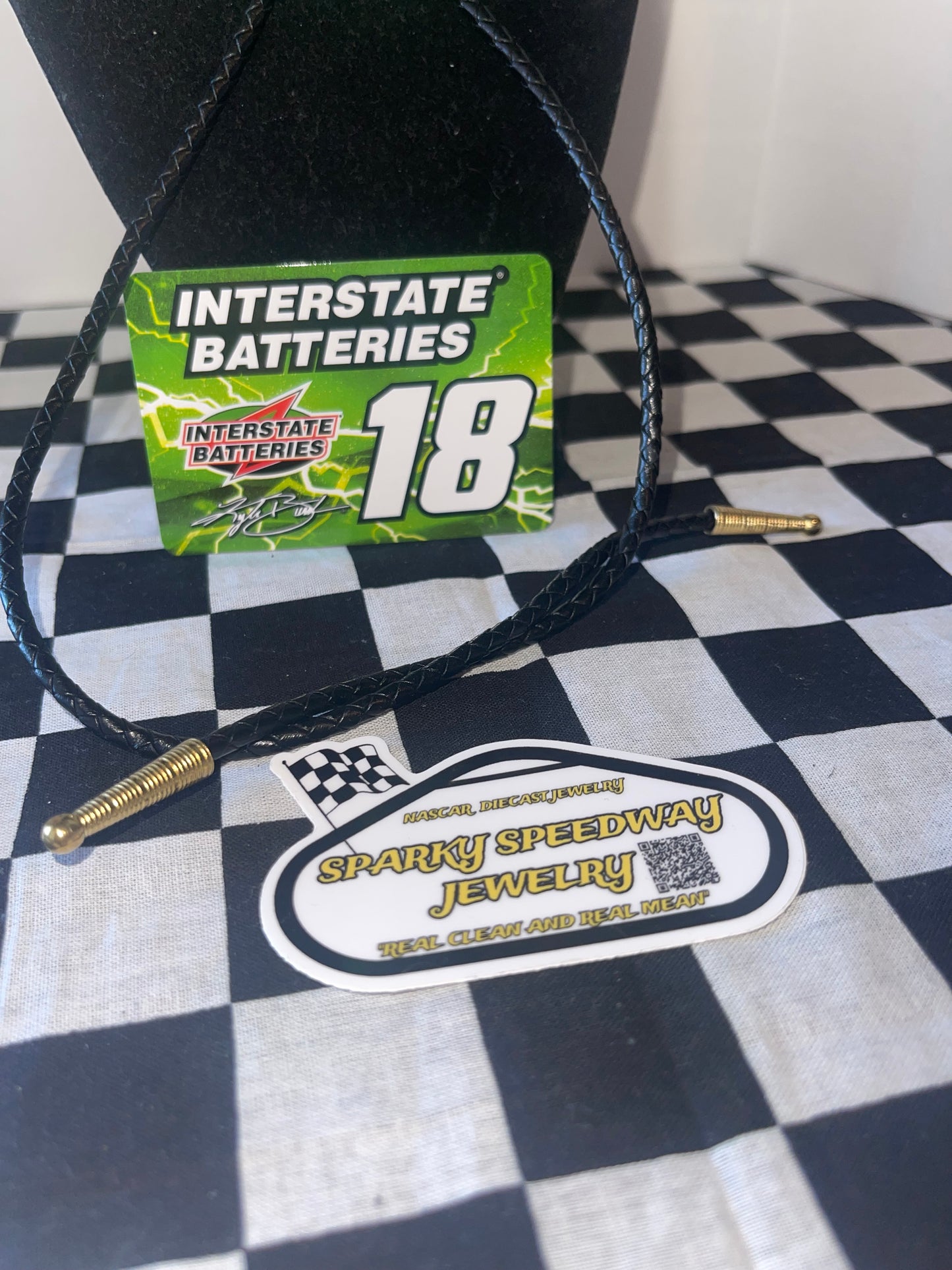 Nascar Bolo Tie - Kyle Busch #18 Interstate Batteries