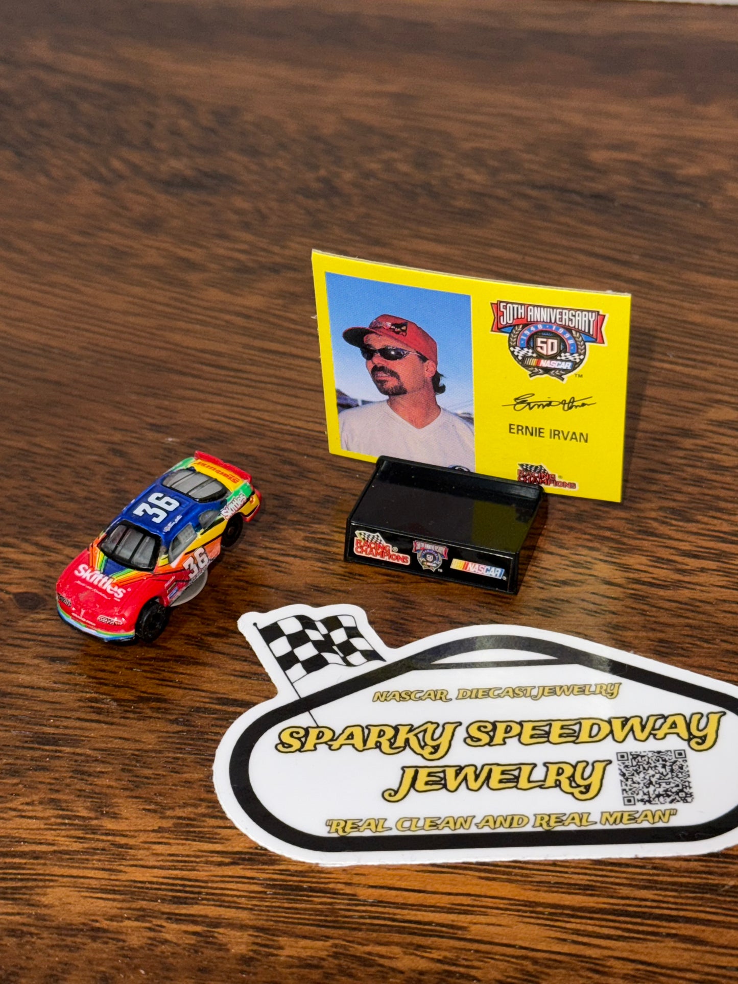Nascar Croc Charm - Ernie Irvan #36 Skittles (1:144)