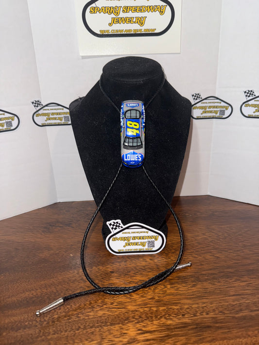 Nascar Bolo Tie - Jimmie Johnson #48 Lowe’s