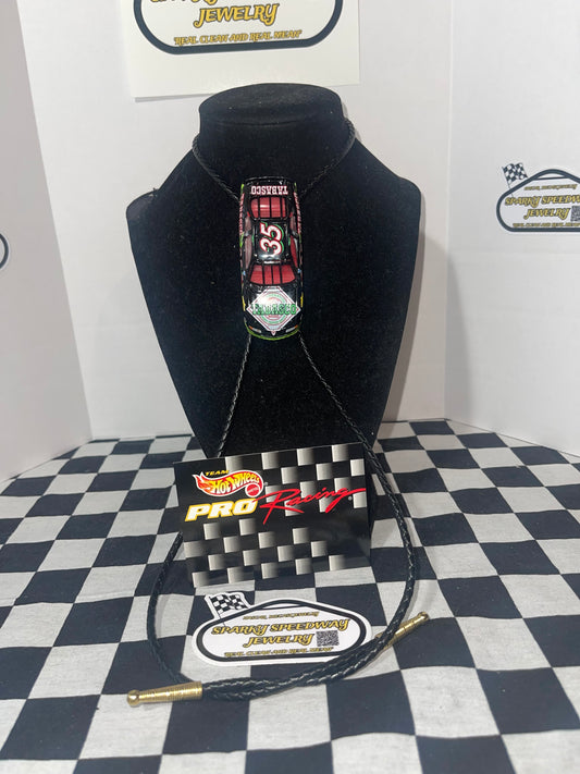 Nascar Bolo Tie - Todd Bodine #35 Tabasco (Black)