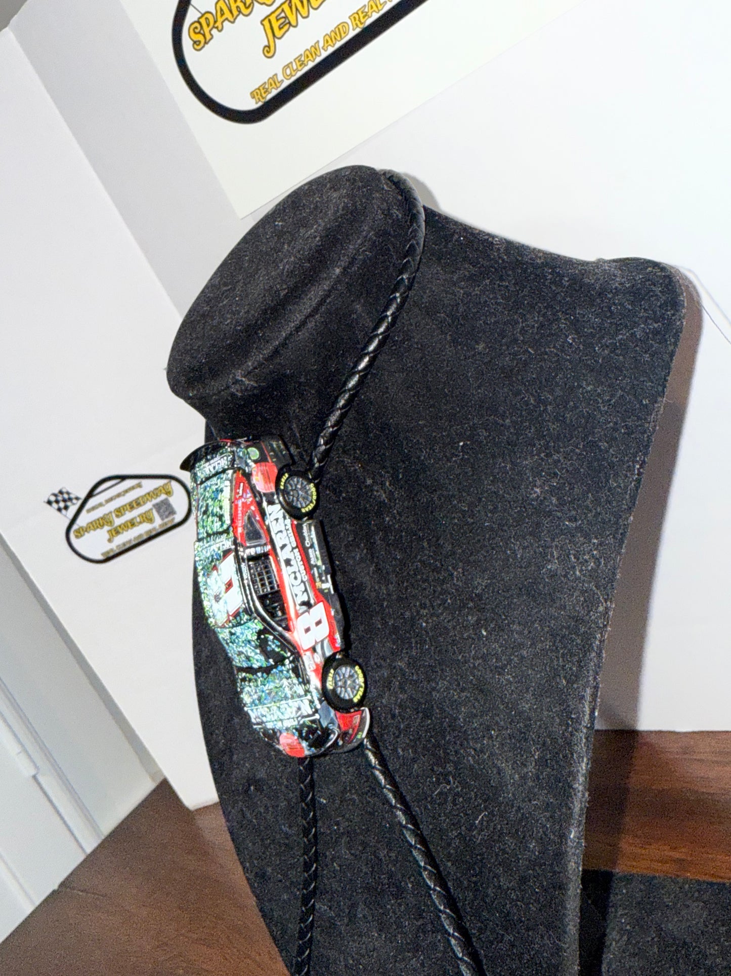 Nascar Bolo Tie - Kyle Busch #8 Mclaren Custom Grills (2023 Talladega Win)