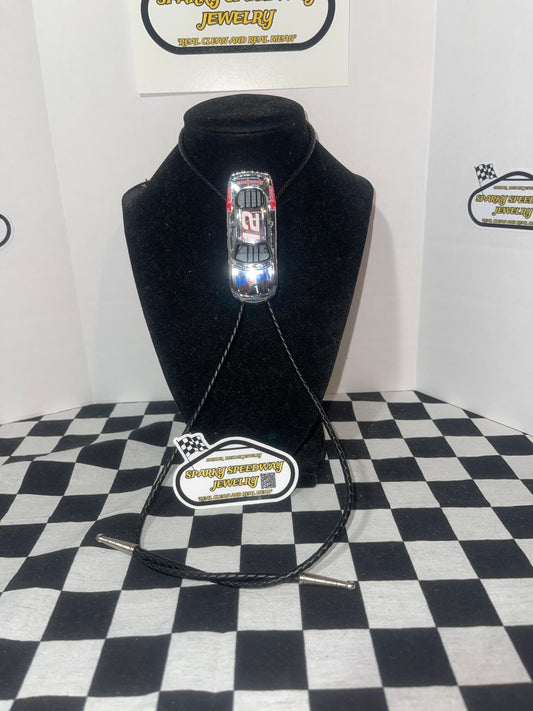 Nascar Bolo Tie - Jeremy MayField #12 Mobil 1 (Chrome)