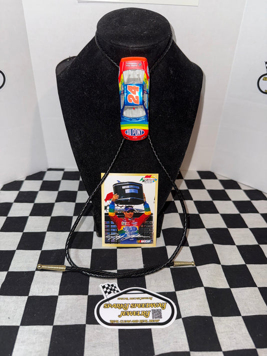 Nascar Bolo Tie - Jeff Gordon #24 Dupont (1999 Daytona 500 Win)