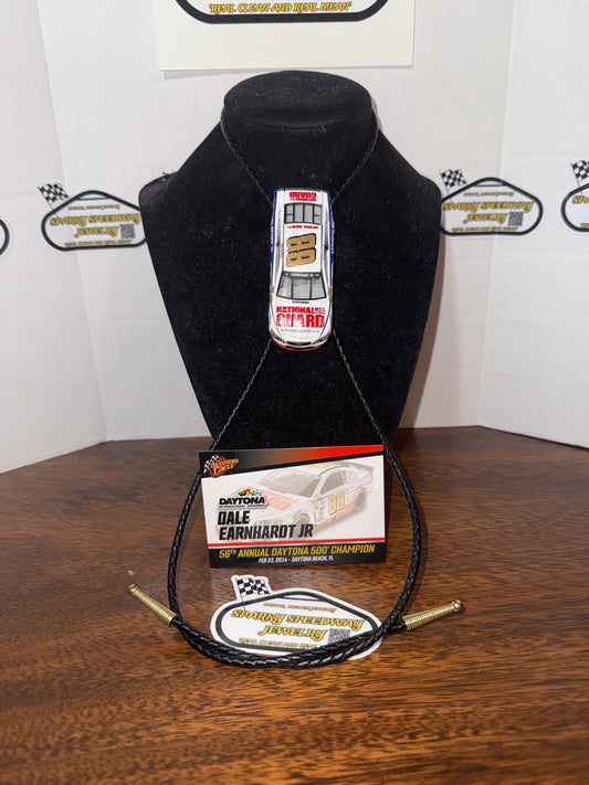 Nascar Bolo Tie - Dale Earnhardt Jr. #88 National Guard (2014 Daytona 500 Win)