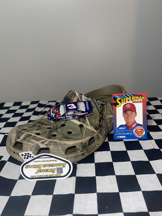 Nascar Croc Charm - Dale Earnhardt Jr. #3 Superman