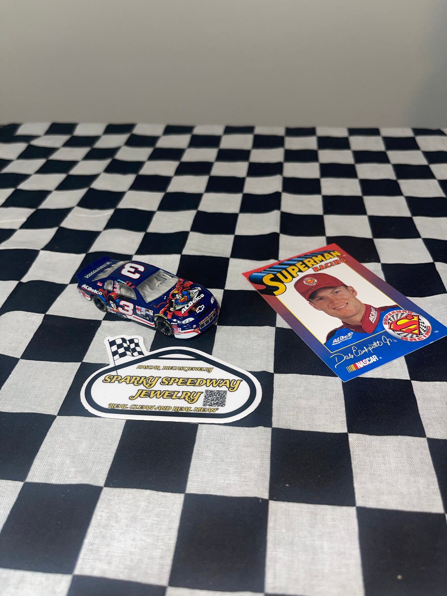 Nascar Croc Charm - Dale Earnhardt Jr. #3 Superman