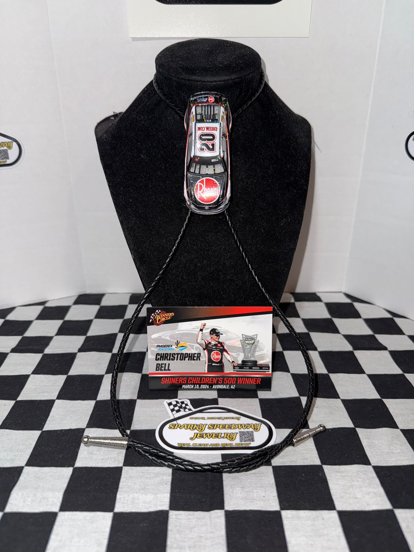 Nascar Bolo Tie - Christopher #20 Rheem (2024 Phoenix Win)