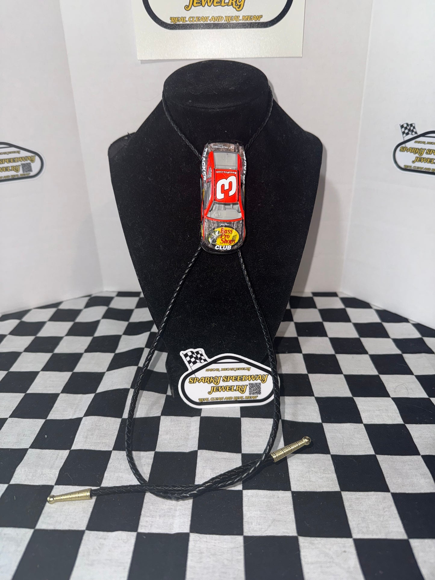 Nascar Bolo Tie - Austin Dillion #3 Bass Pro Shops