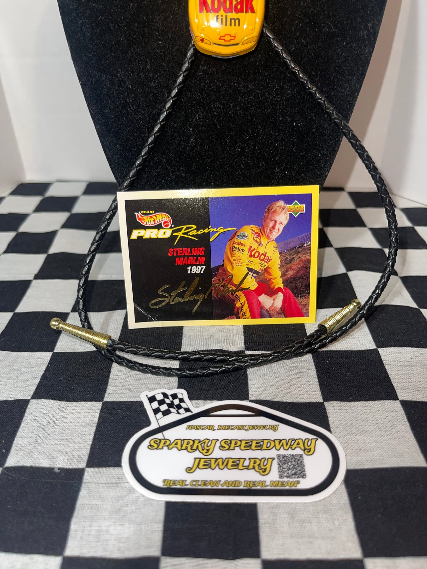 Nascar Bolo Tie - Sterling Marlin #4 Kodak