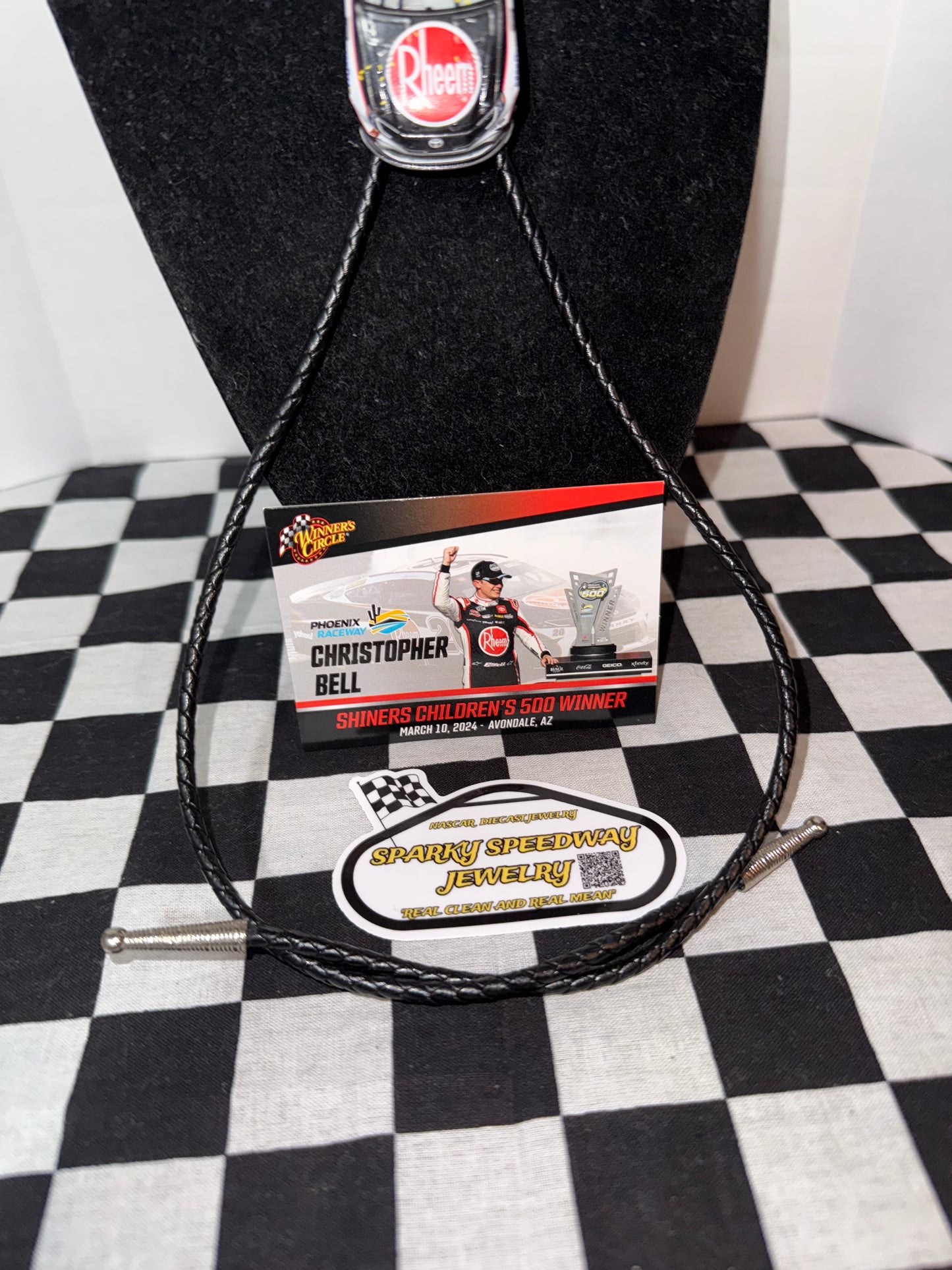 Nascar Bolo Tie - Christopher #20 Rheem (2024 Phoenix Win)